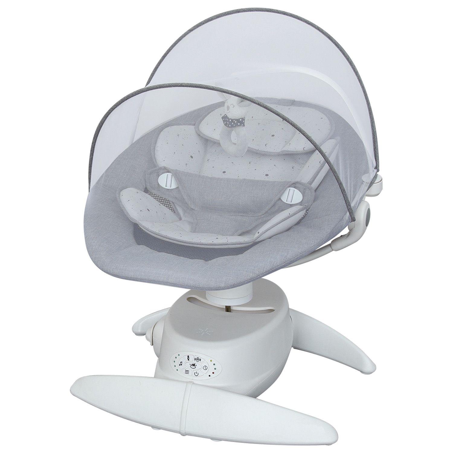 Silla Nido Bouncer 3D Swing Rocker Gris-3
