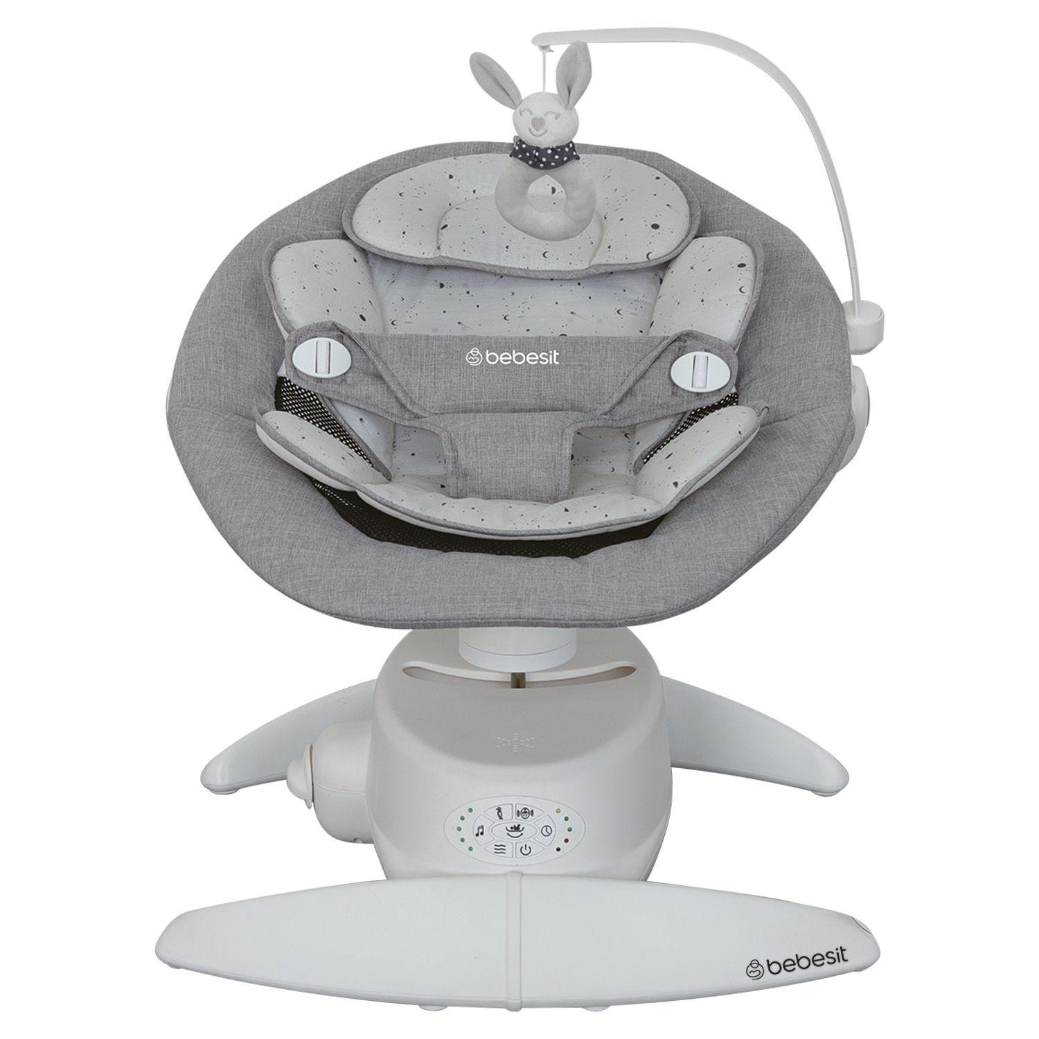 Silla Nido Bouncer 3D Swing Rocker Gris-2