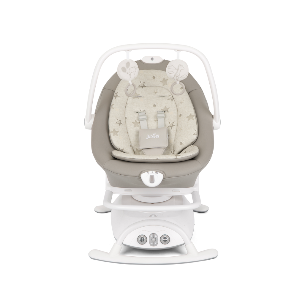 Silla Nido Bouncer Sansa 2in1 Cosmo Tan Joie-2