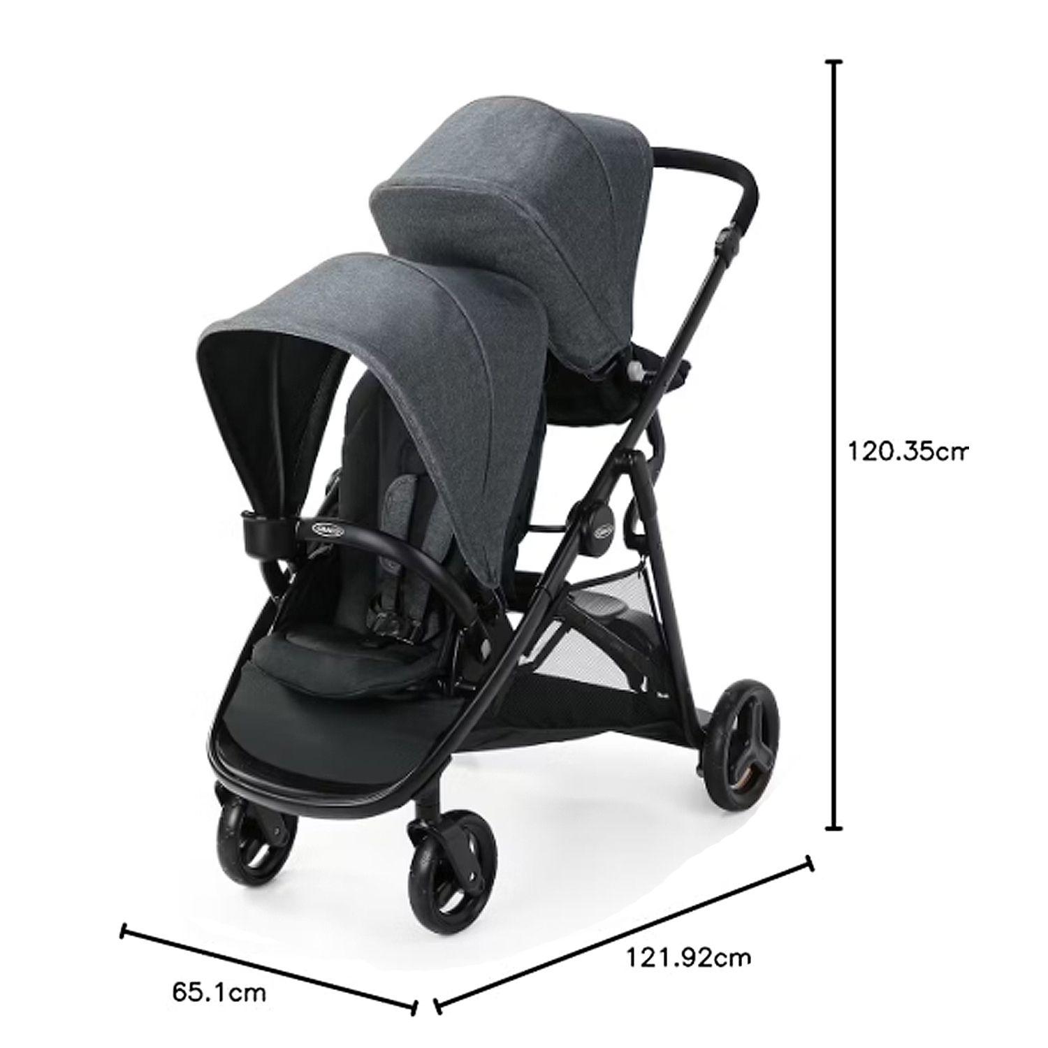 Coche de Paseo Doble Ready2Grow 2.0 Stroller Rafa Graco-2