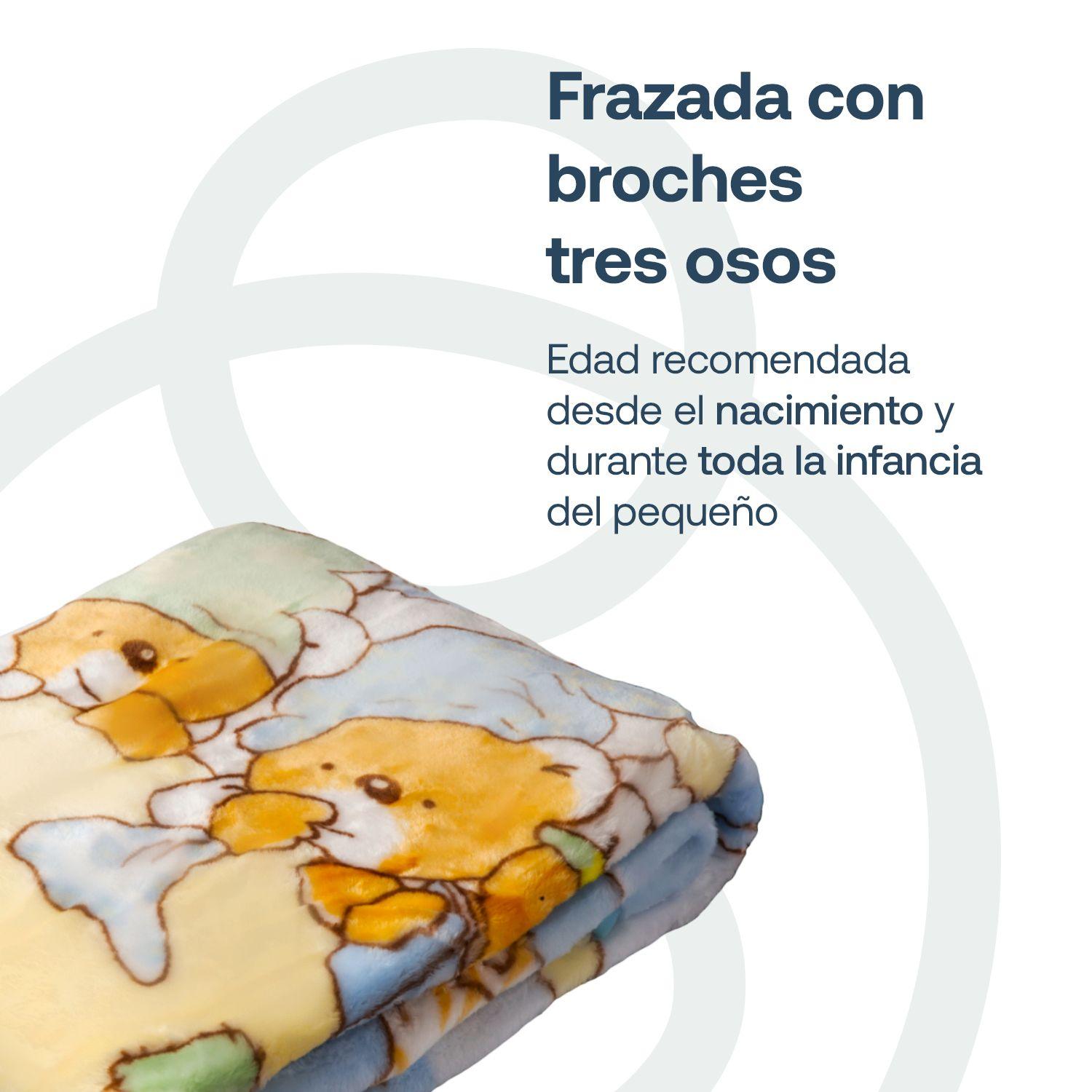 Saco con Broche 3 Osos Celeste Bebesit-1