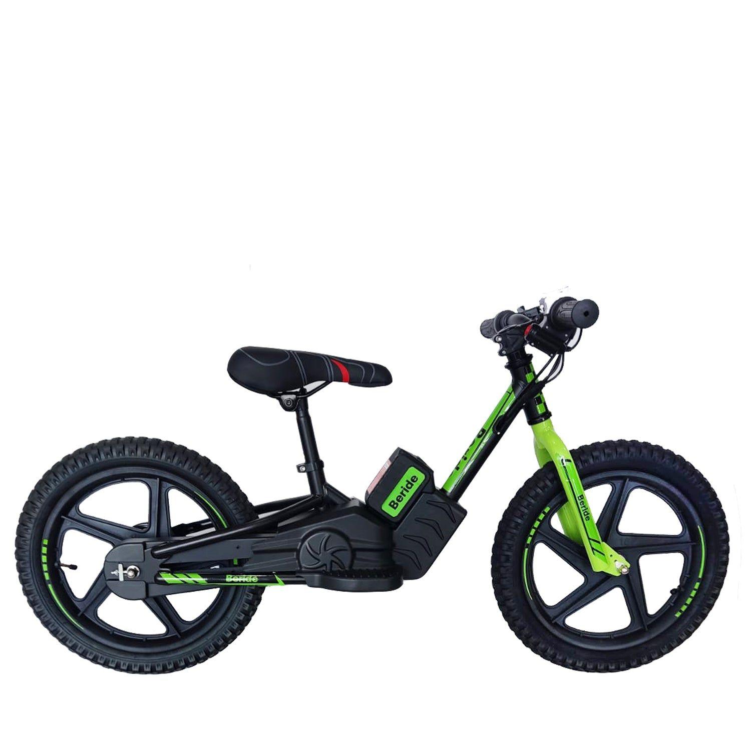 Bicicleta Eléctrica Infantil BeRide Aro 16 Verde Bebesit-2