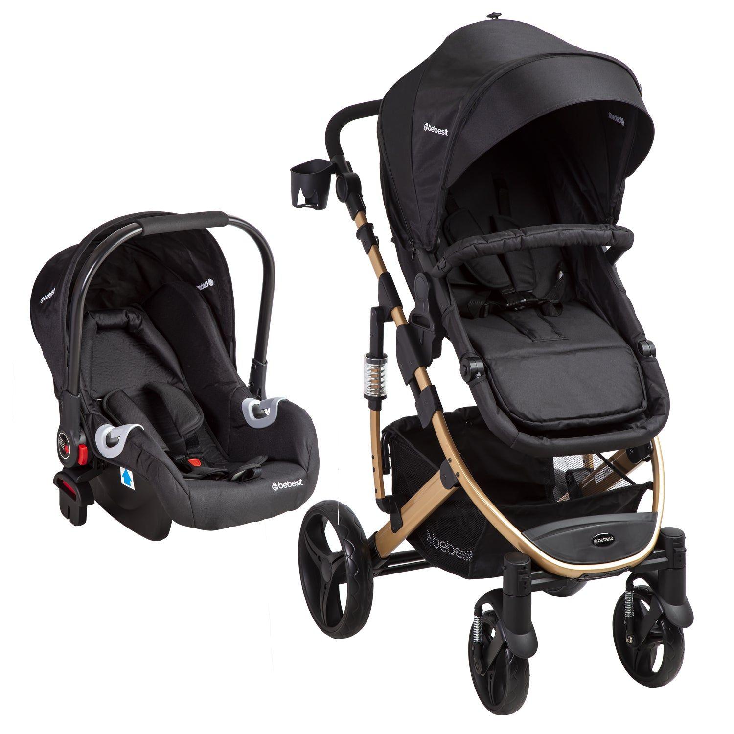 Coche Travel System Quest Negro Bebesit-2