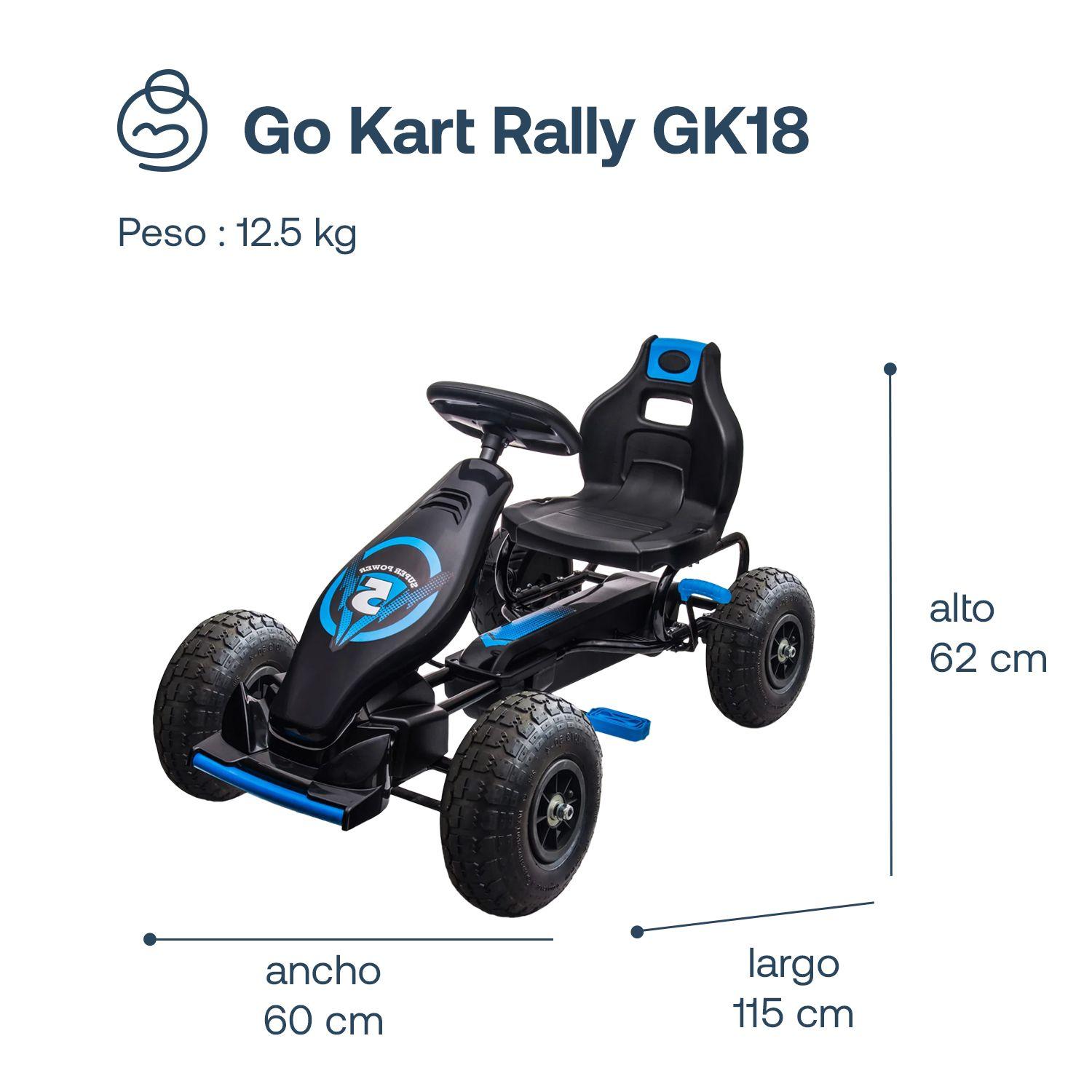 Go Kart Rally GK18 Azul-2