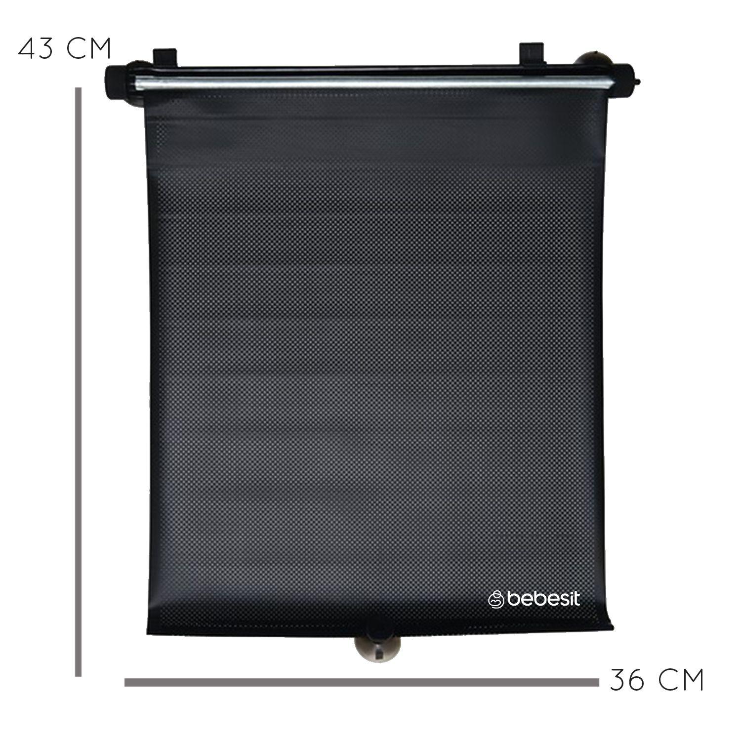 Protector UV x2 sol auto parasol roller Bebe doble universal-4