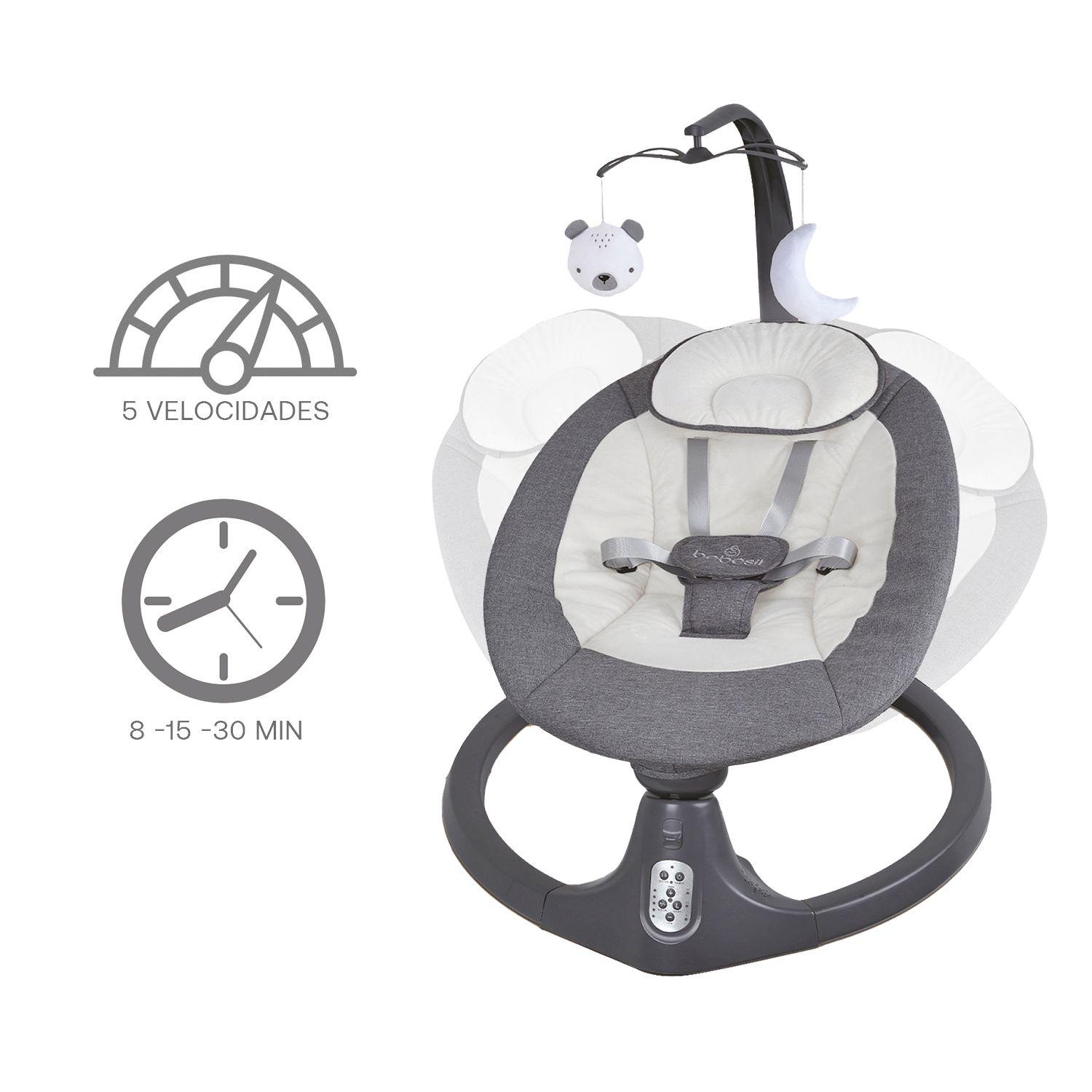 Silla Nido Baby Swing Gris Bebesit-8