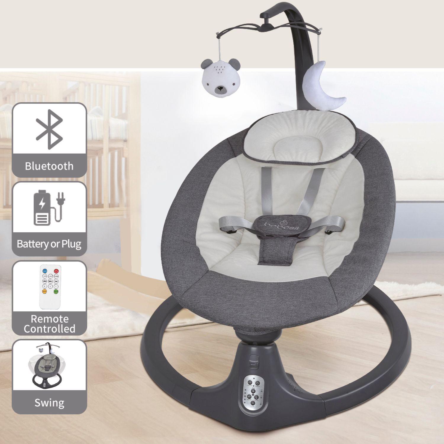 Silla Nido Baby Swing Gris Bebesit-7