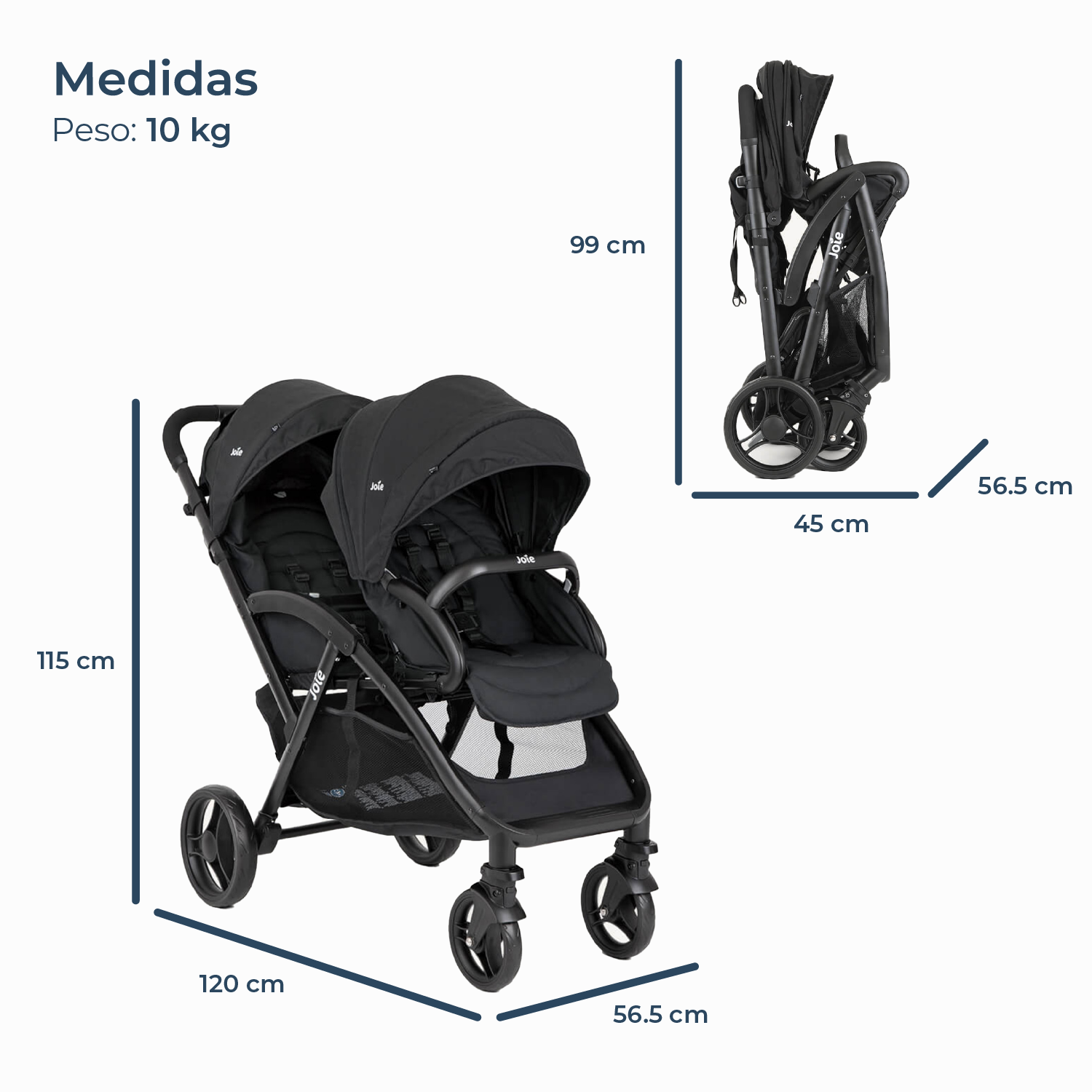 Coche Paseo Evalite Duo Shale Joie-6