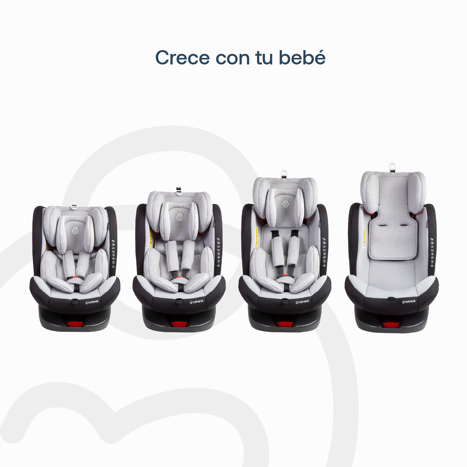 Silla de Auto Saturn Light Grey-5