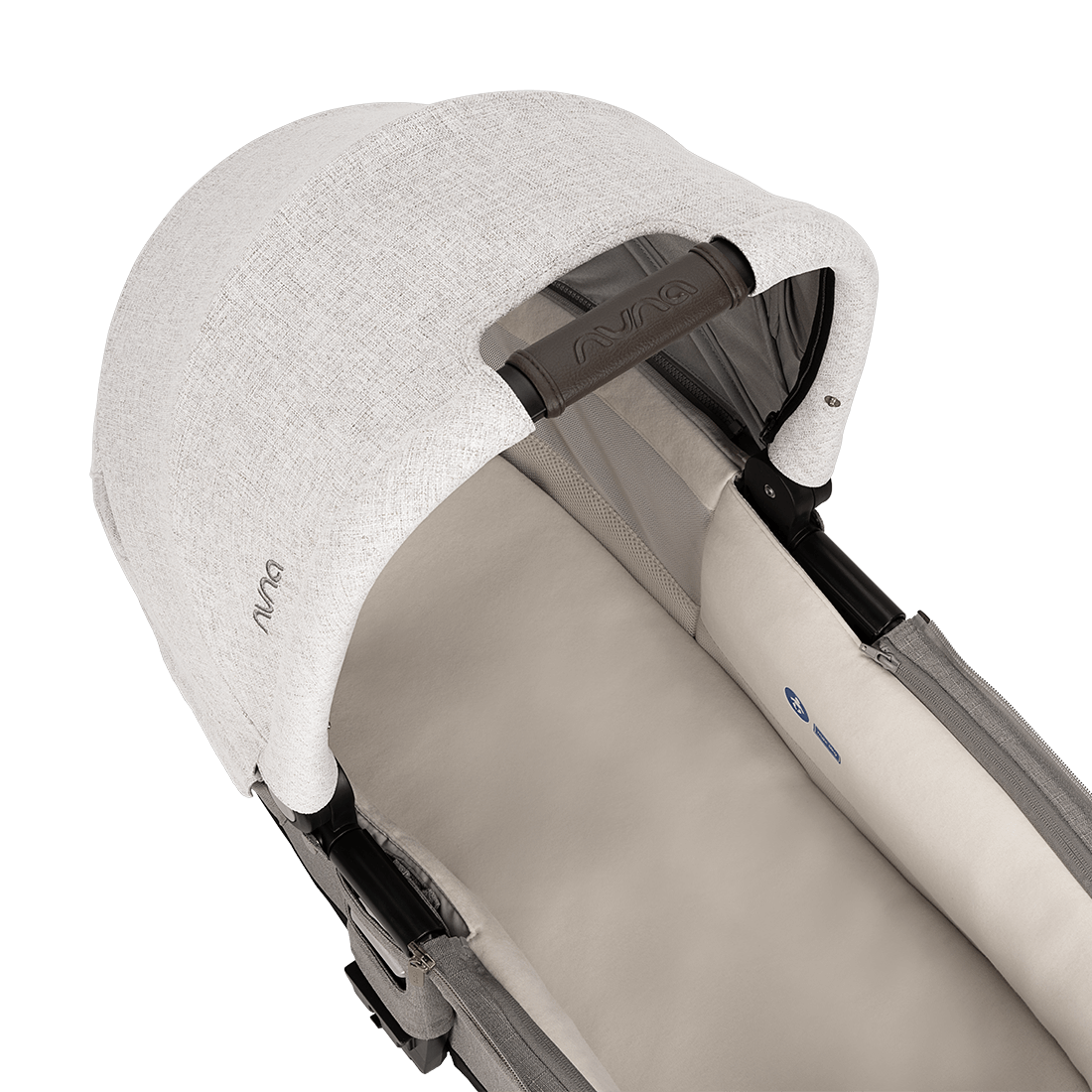 Moises Mixx Carry Cot Mineral Nuna-3