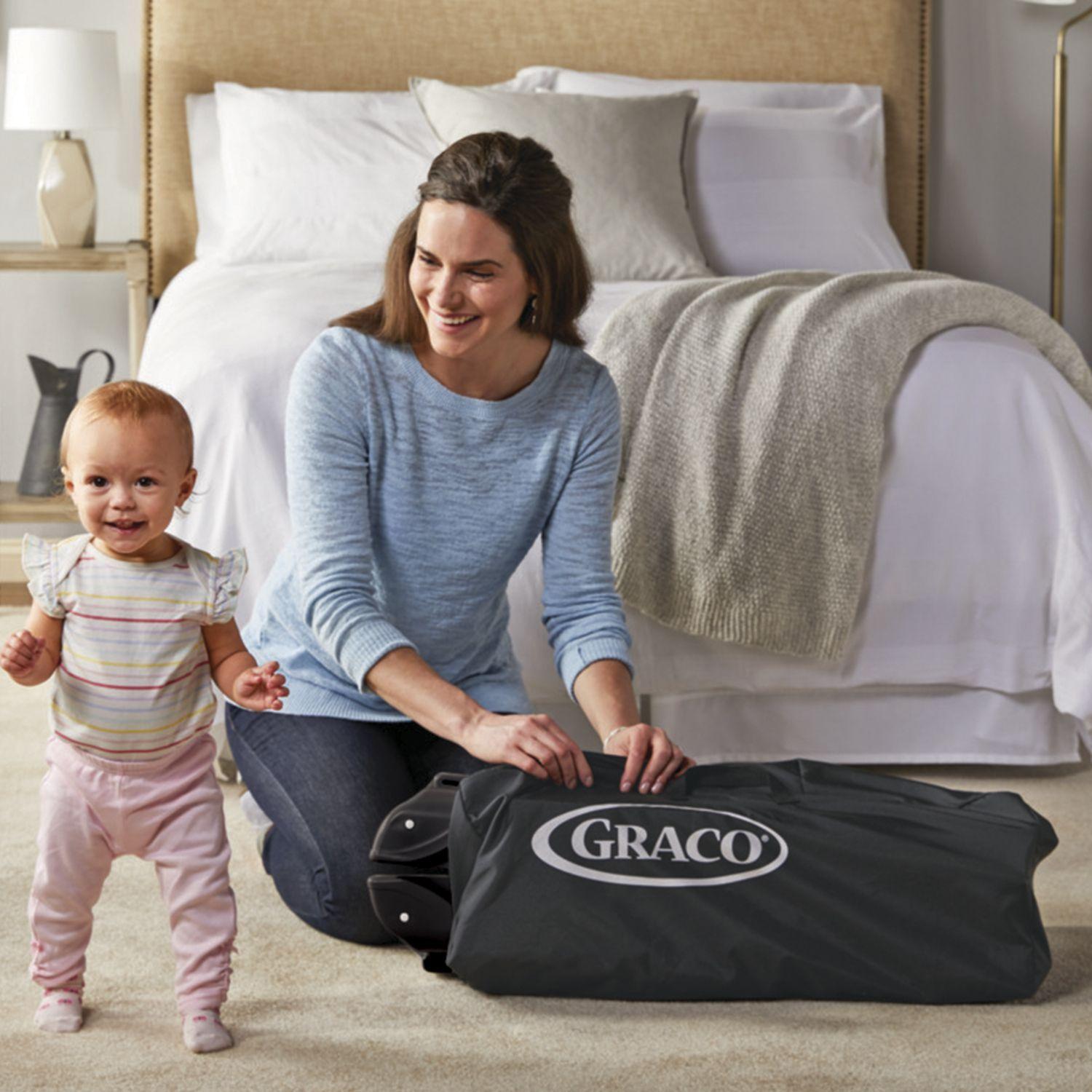 Cuna Corral Graco Pack'n Play On the Go Stratus - Gris-2