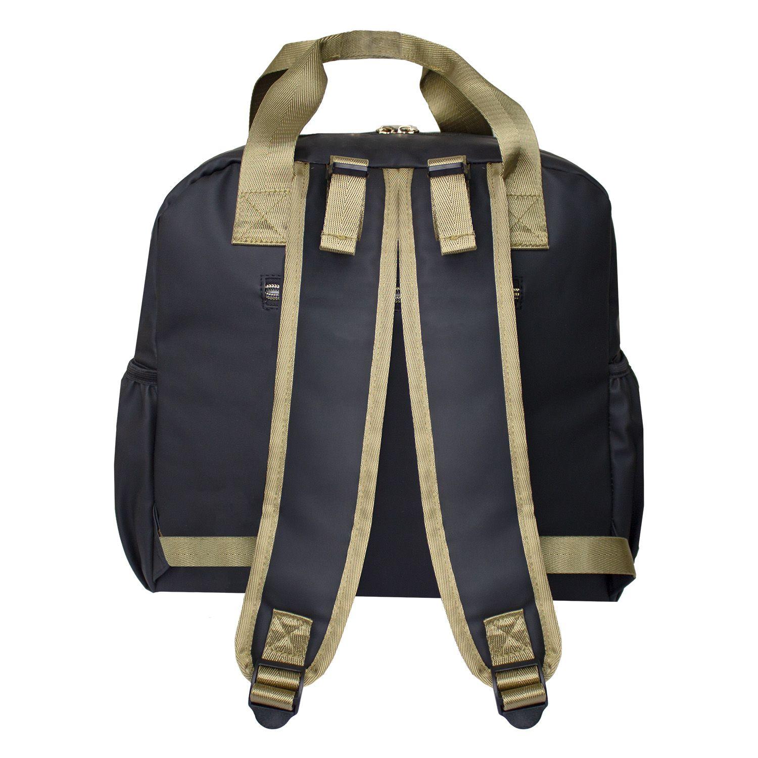 Mochila Maternal Premium Black Gold-2