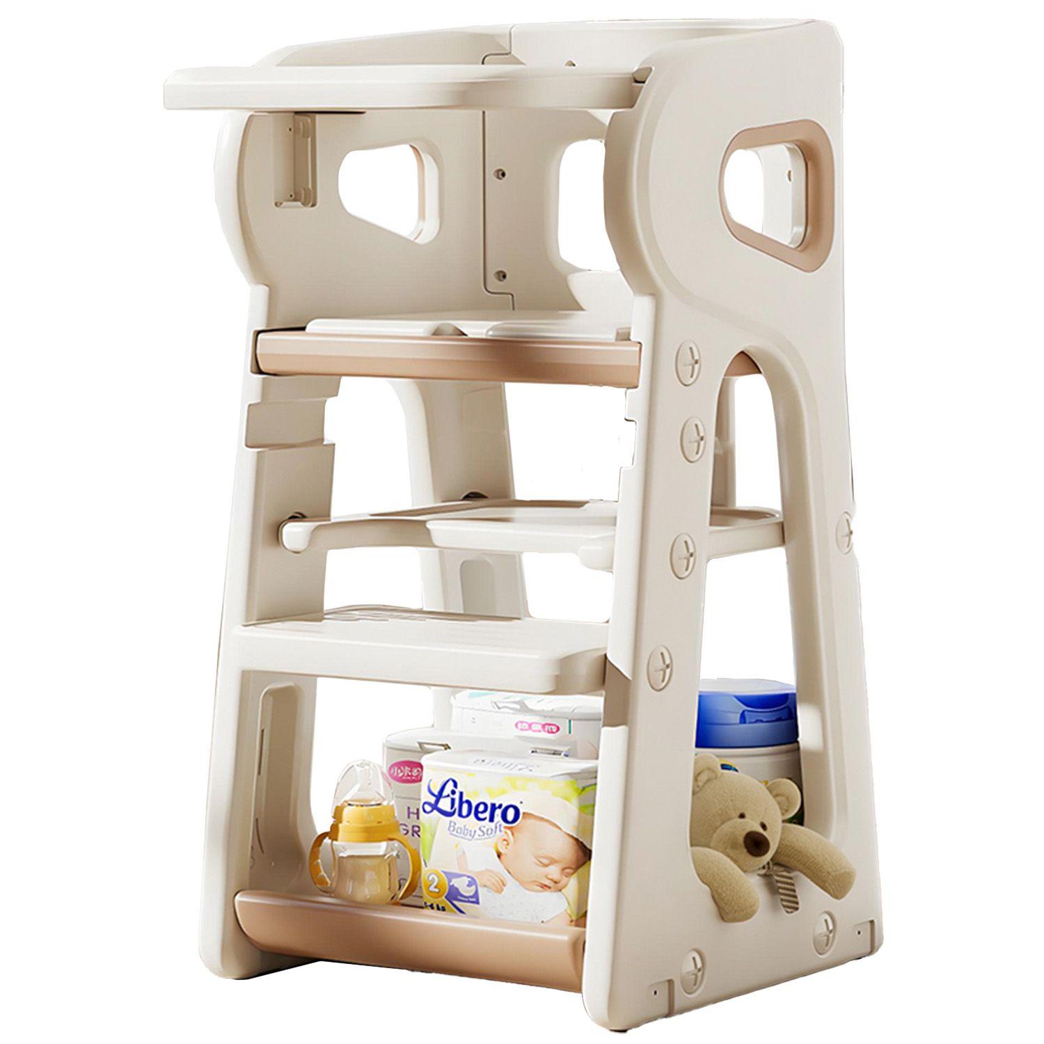 Silla de Comer para Bebés TidyFeed Blanco Gris-5