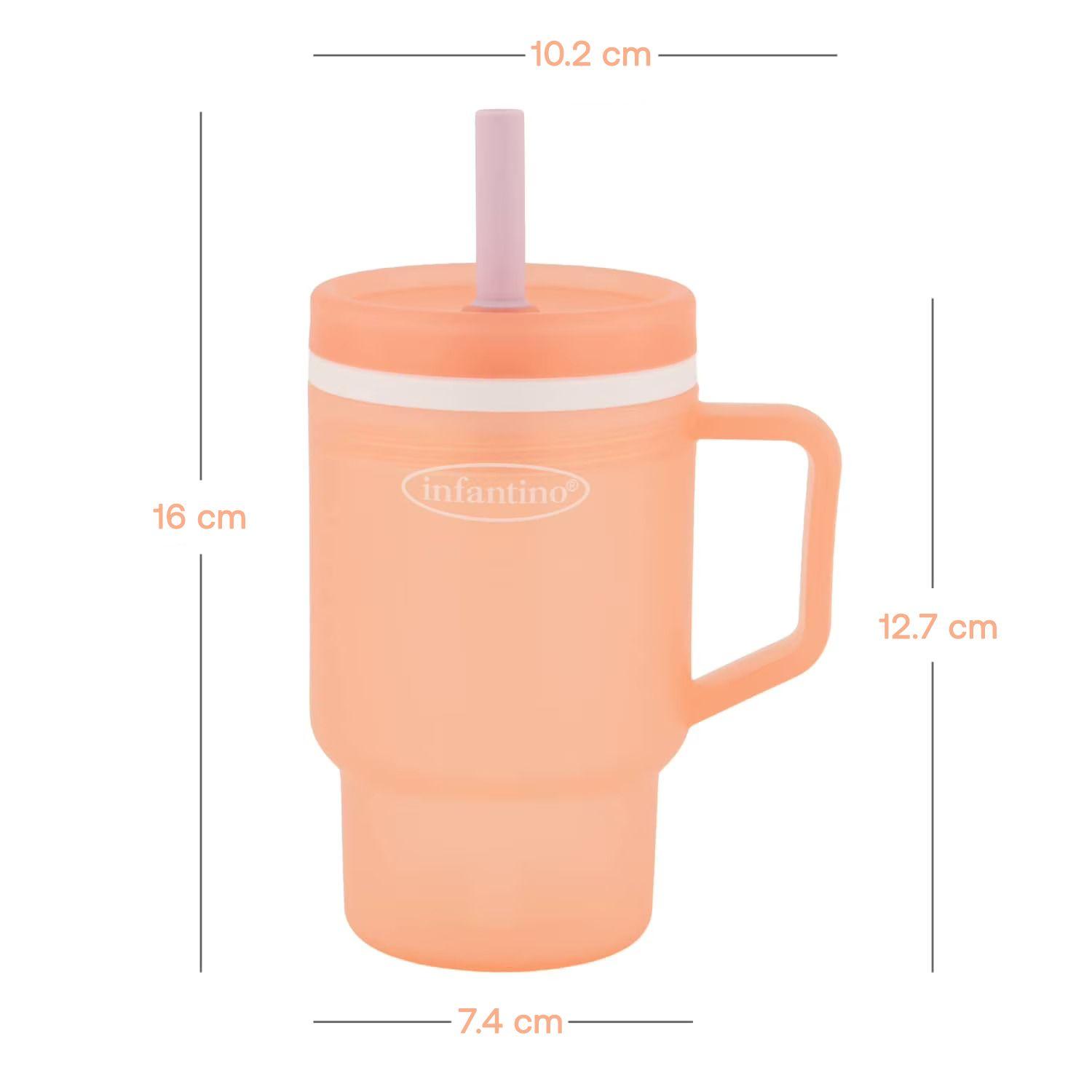 Vaso Antiderrame Bombilla My1st Tumbler 266ml Flor de Cerezo-5