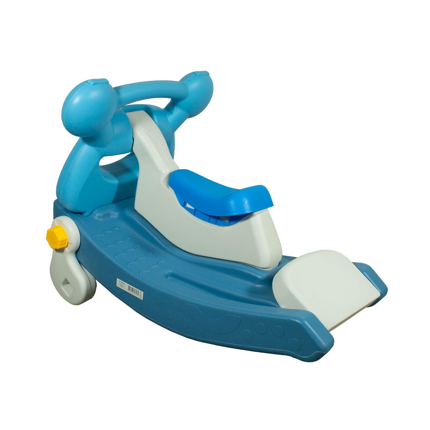 Balancin Resbalin Tobogan 2en1 Azul-4