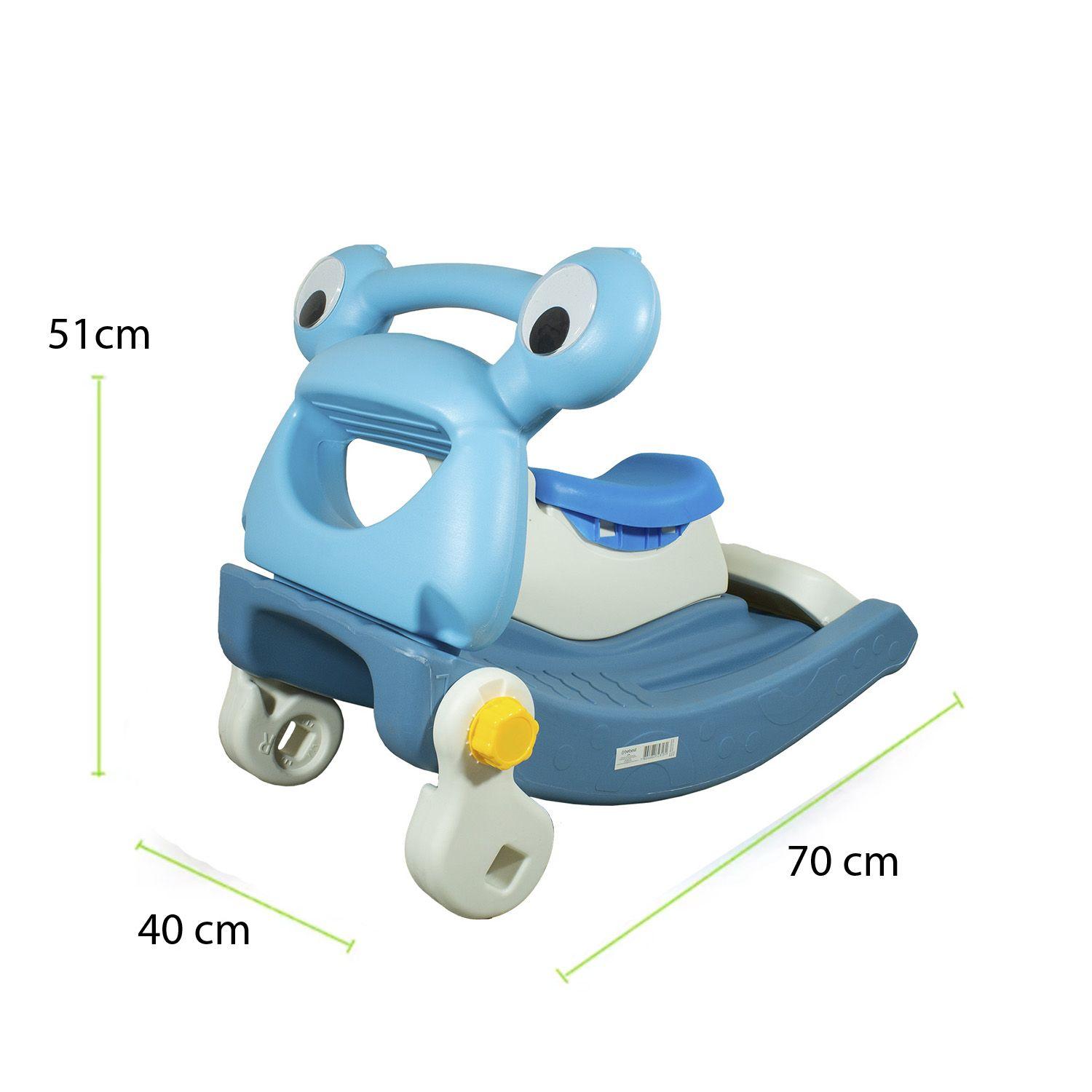 Balancin Resbalin Tobogan 2en1 Azul-8