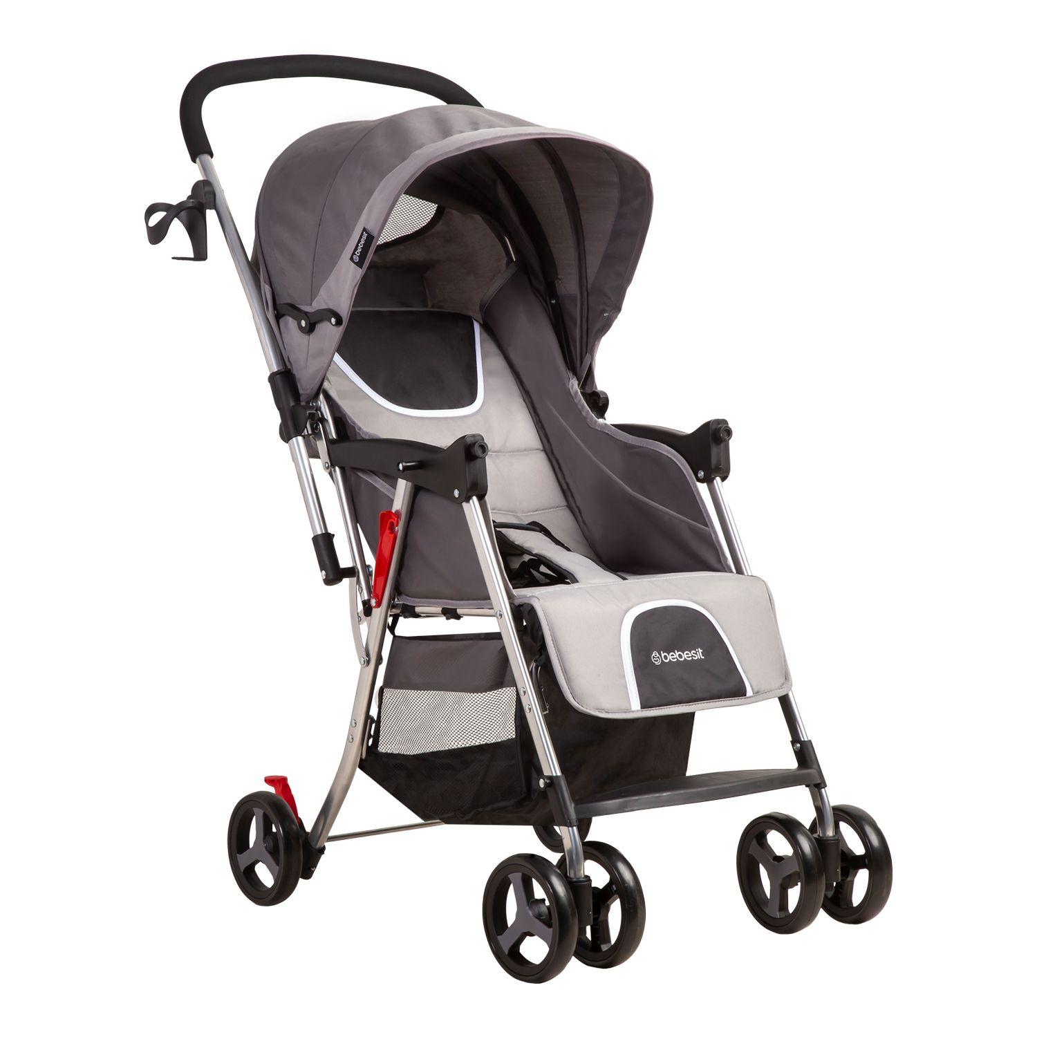 Coche Paseo y Cuna Twister SX Gris Bebesit-8