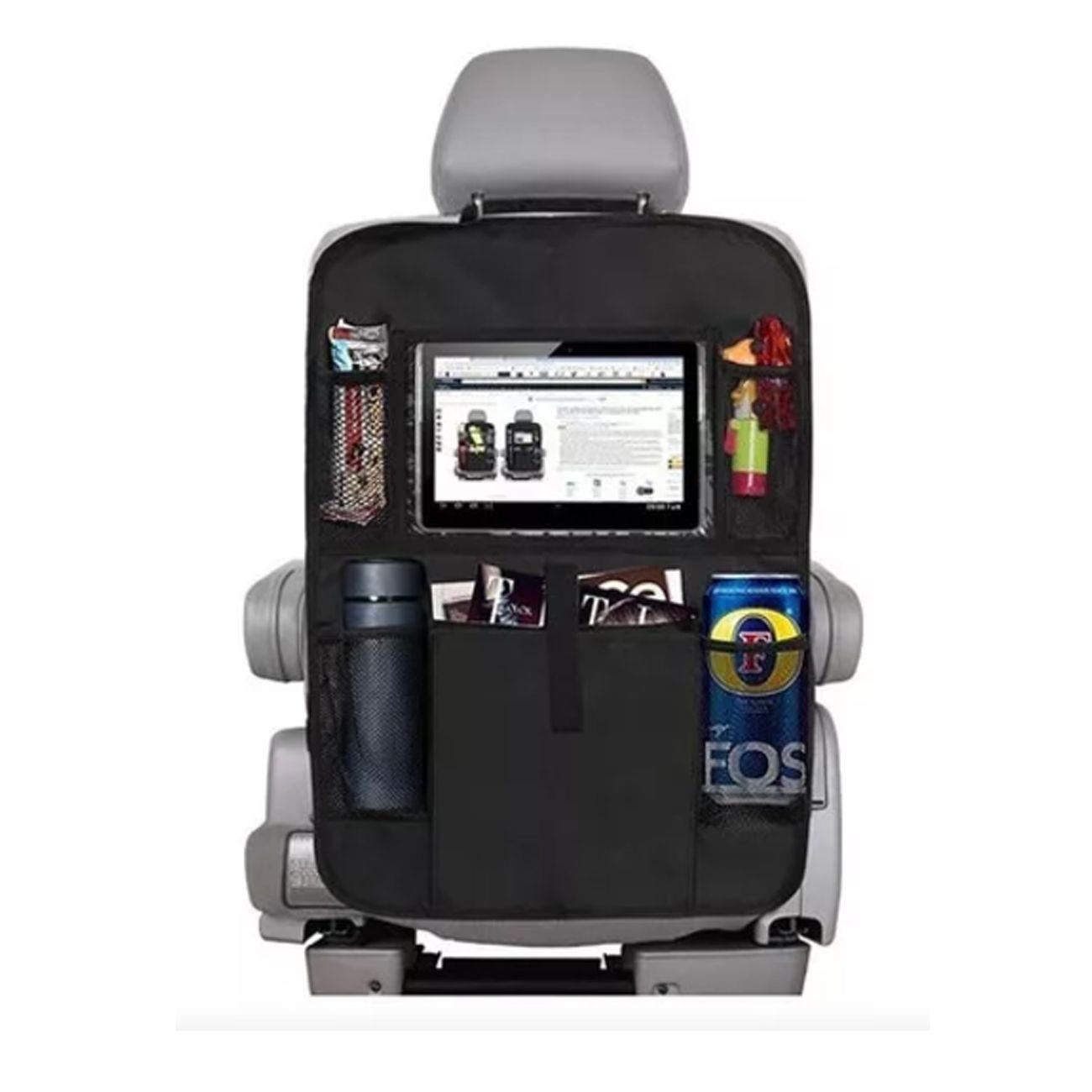Protector respaldo asiento auto Silla Bebe soporte tablet-4