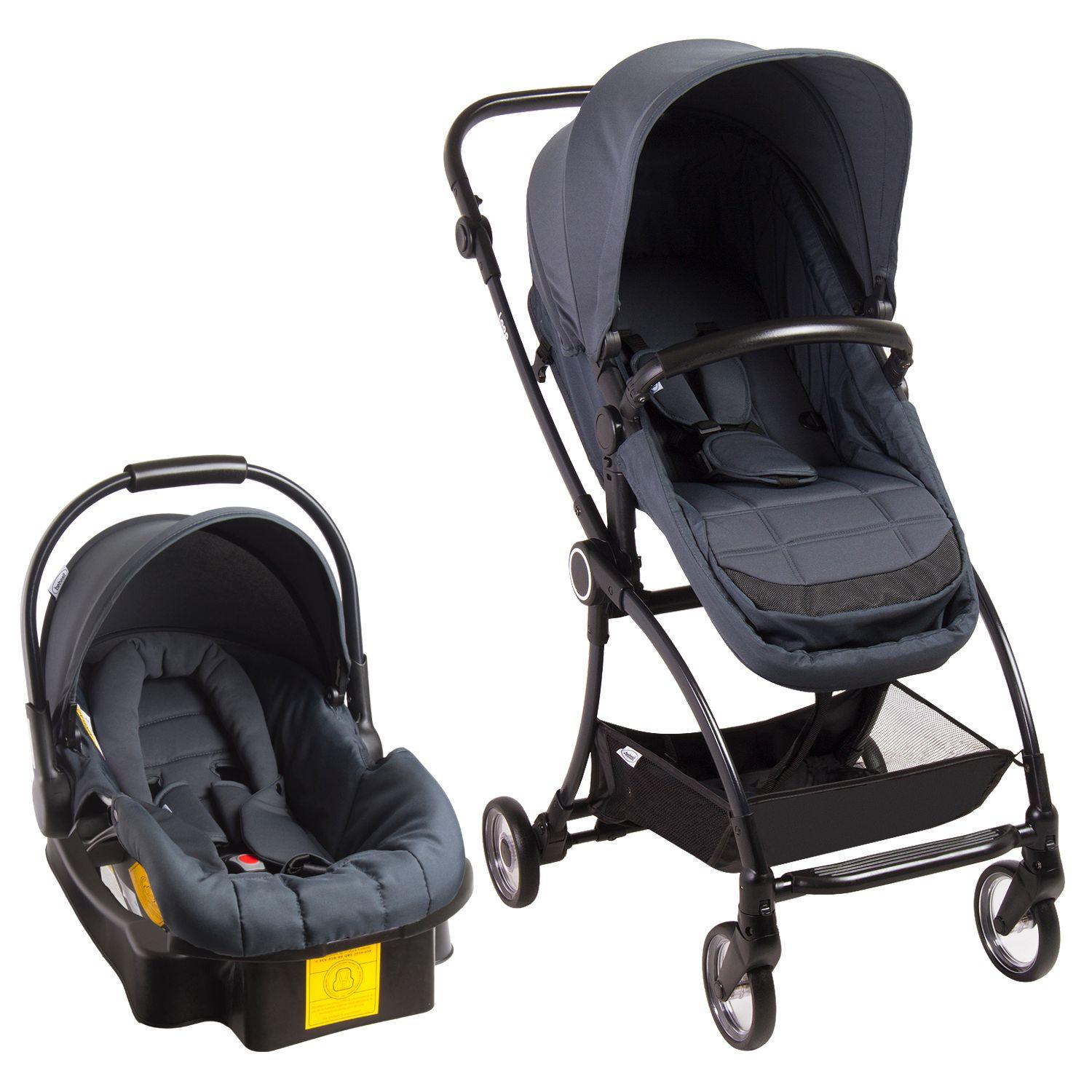 Coche Travel System Loop Gris-0