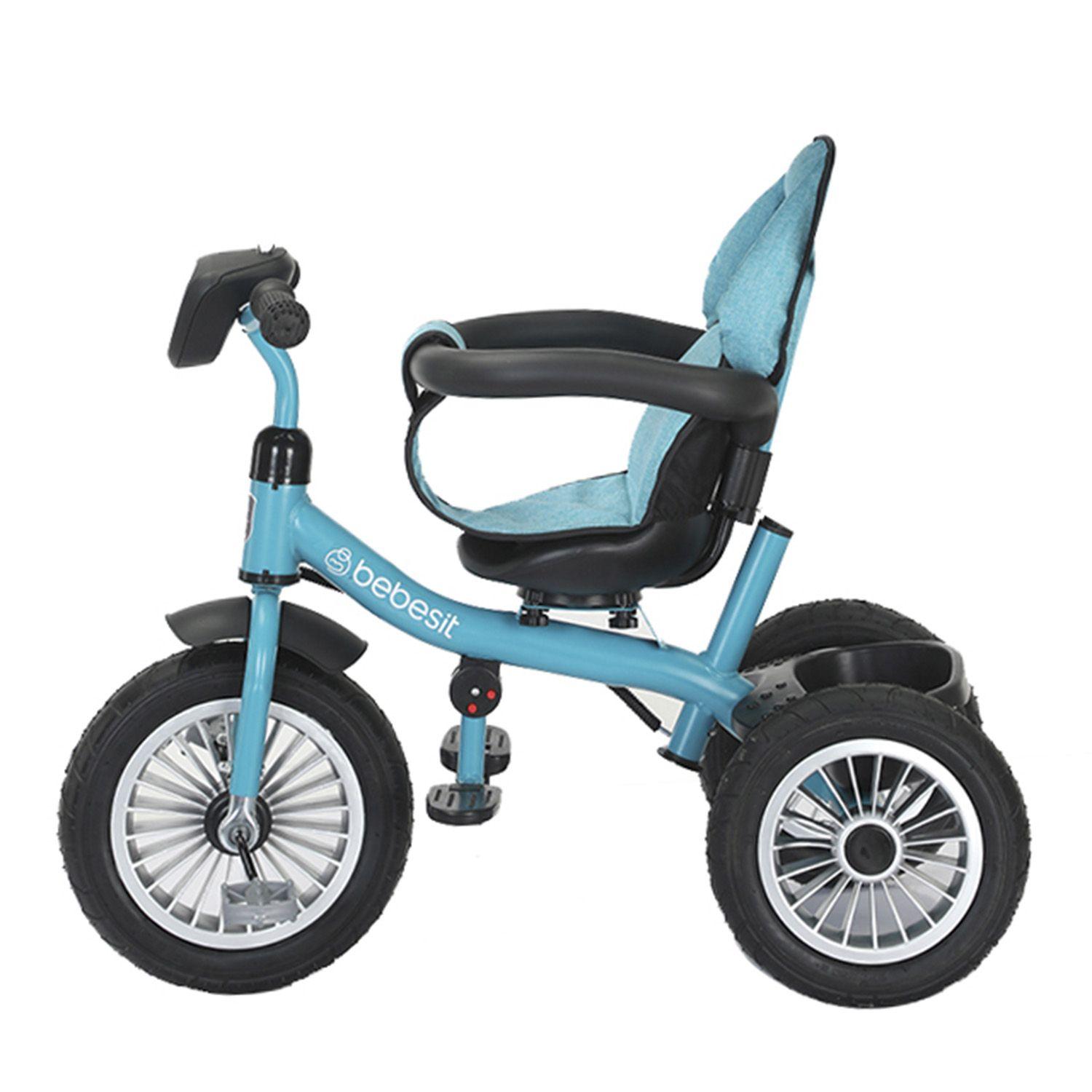 Triciclo Paseo Infantil 360 1326 LX Verde Bebesit-7