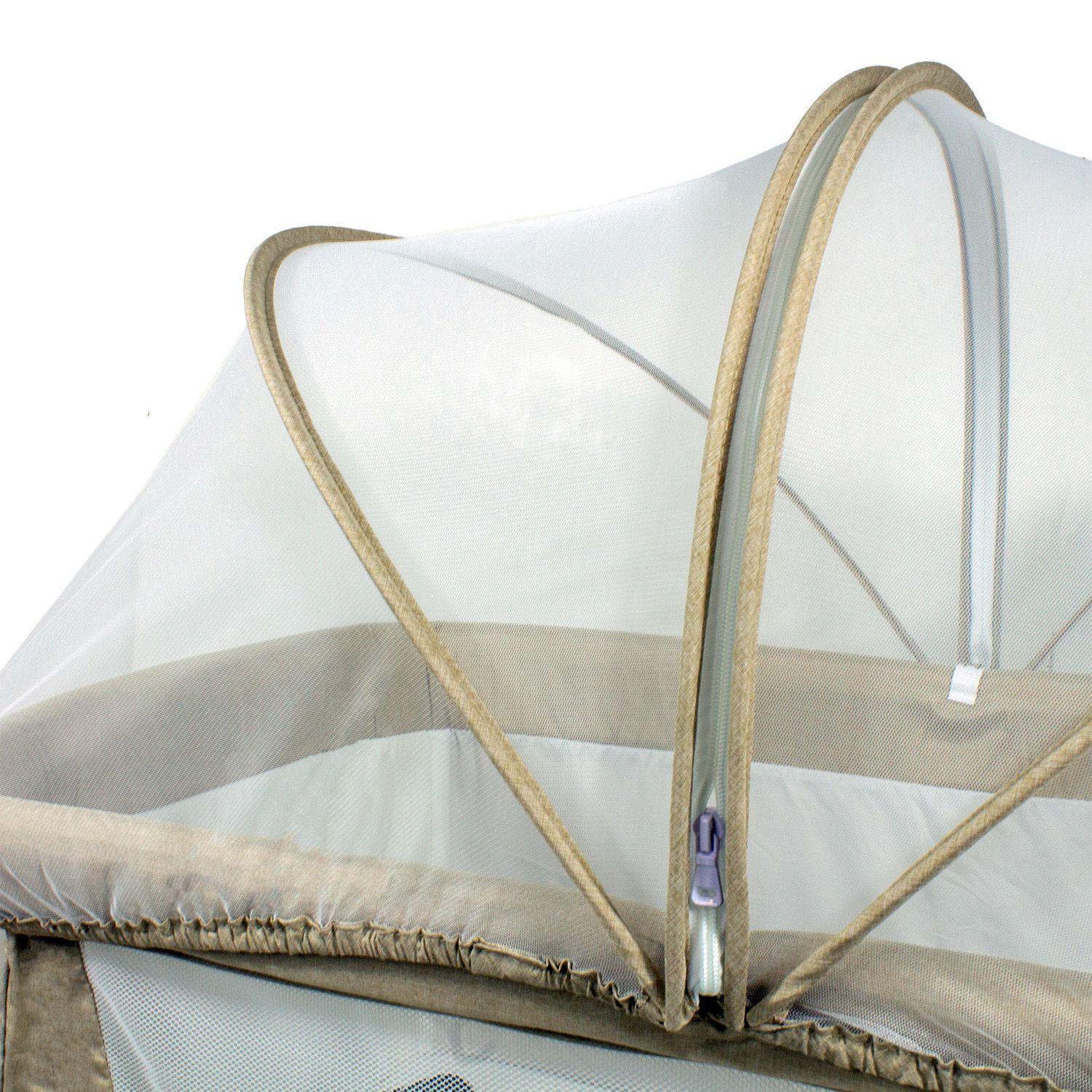 Cuna Colecho Easy LX con Mosquitero Beige-4