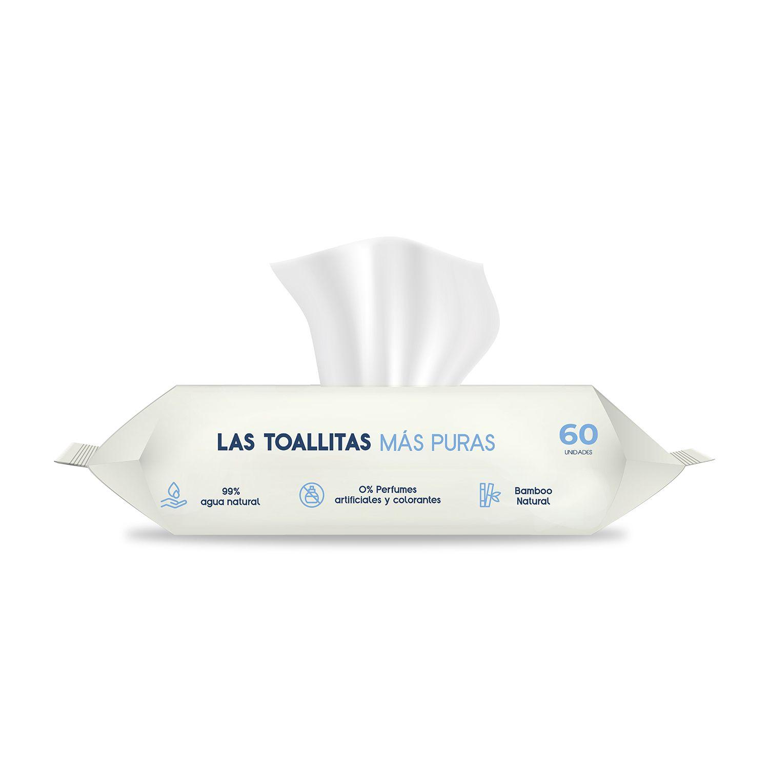 Toallas Húmedas Bewater Bebesit - Bolsa 4x60 Unidades-5