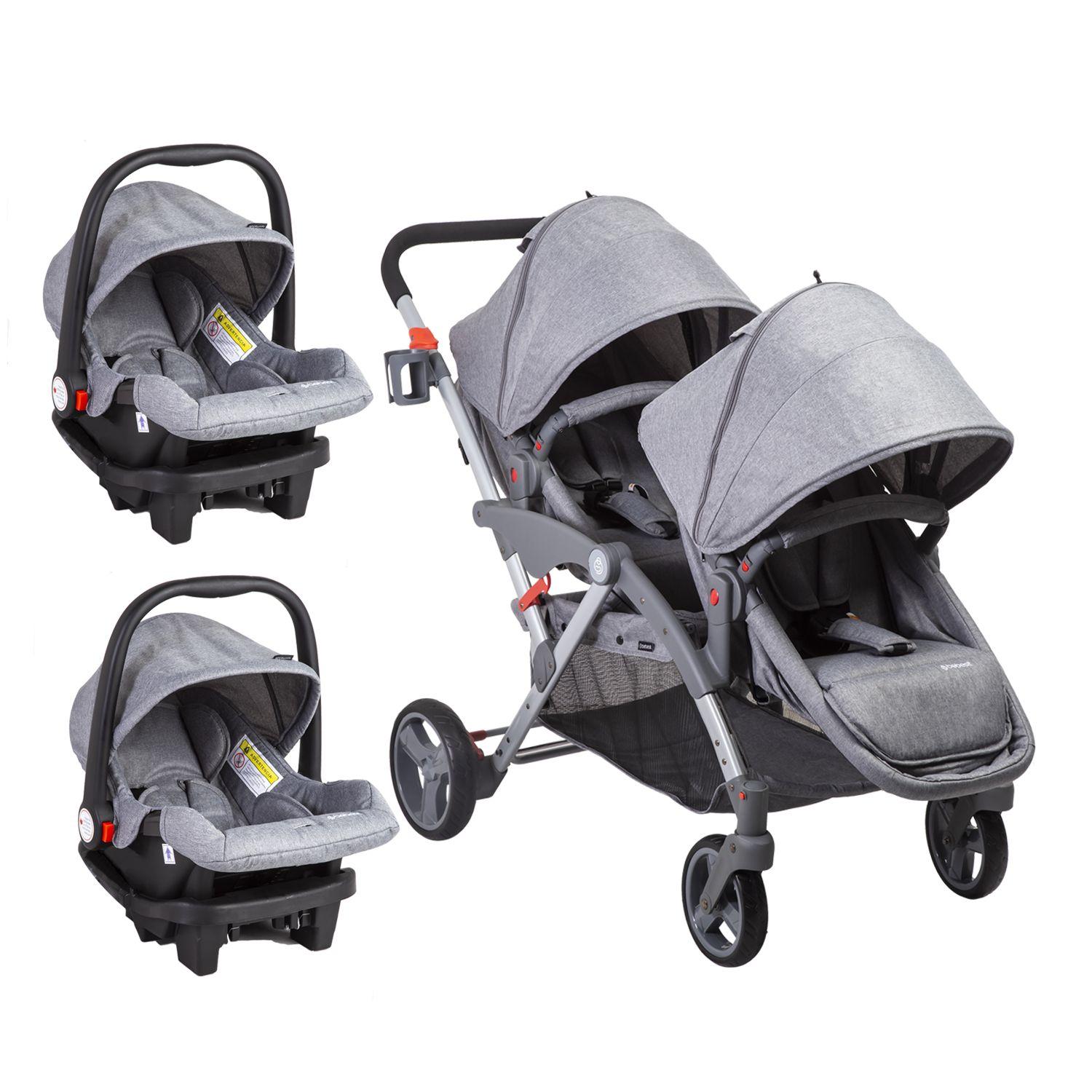 Coche Travel Duo LX 2 Sillas 2 Bases-0