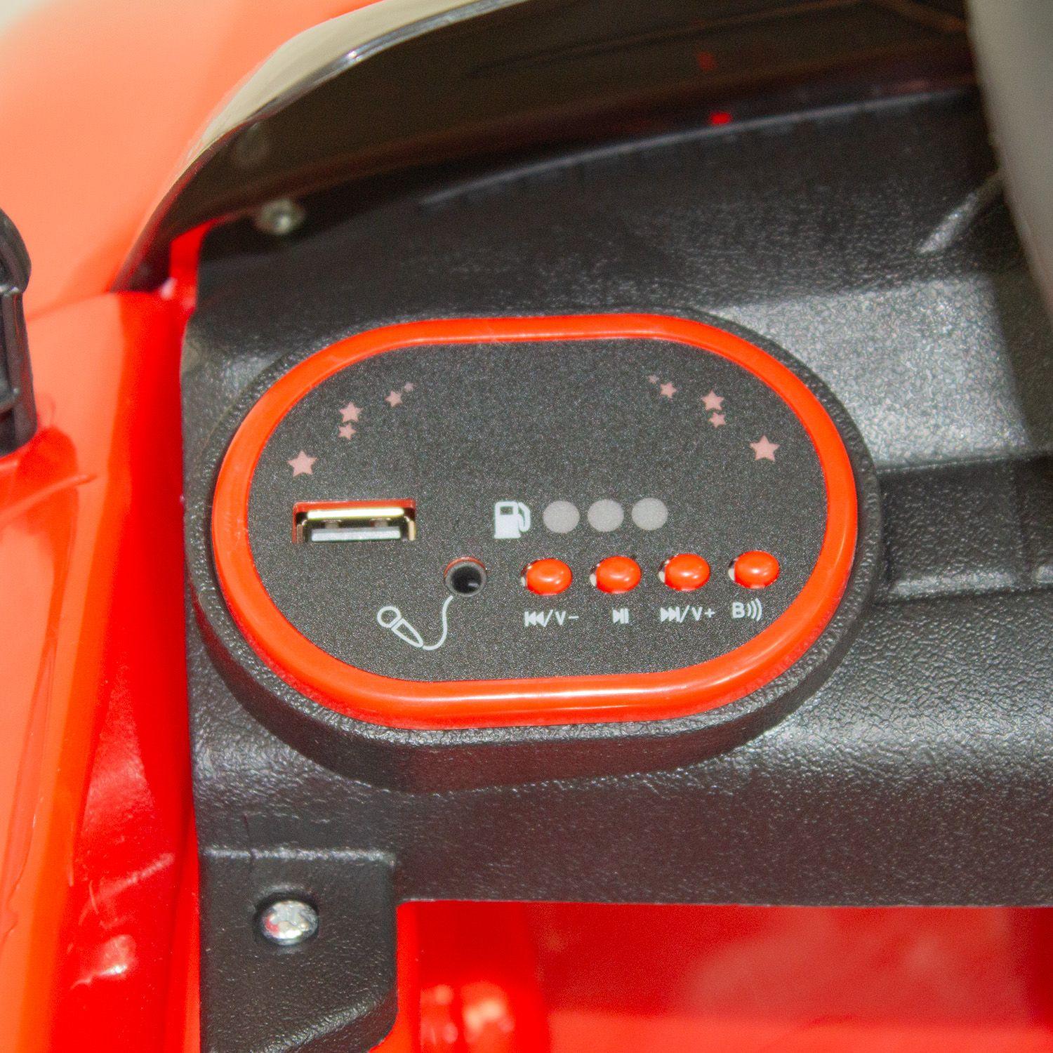 Auto Eléctrico Meche Premium Niños Niñas Infantil Rojo-4