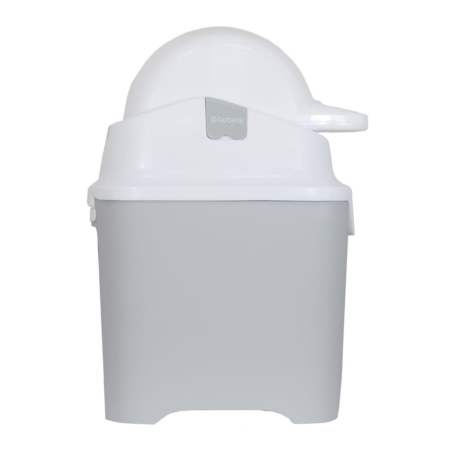 Contenedor de Pañales Plateado Bebesit-2