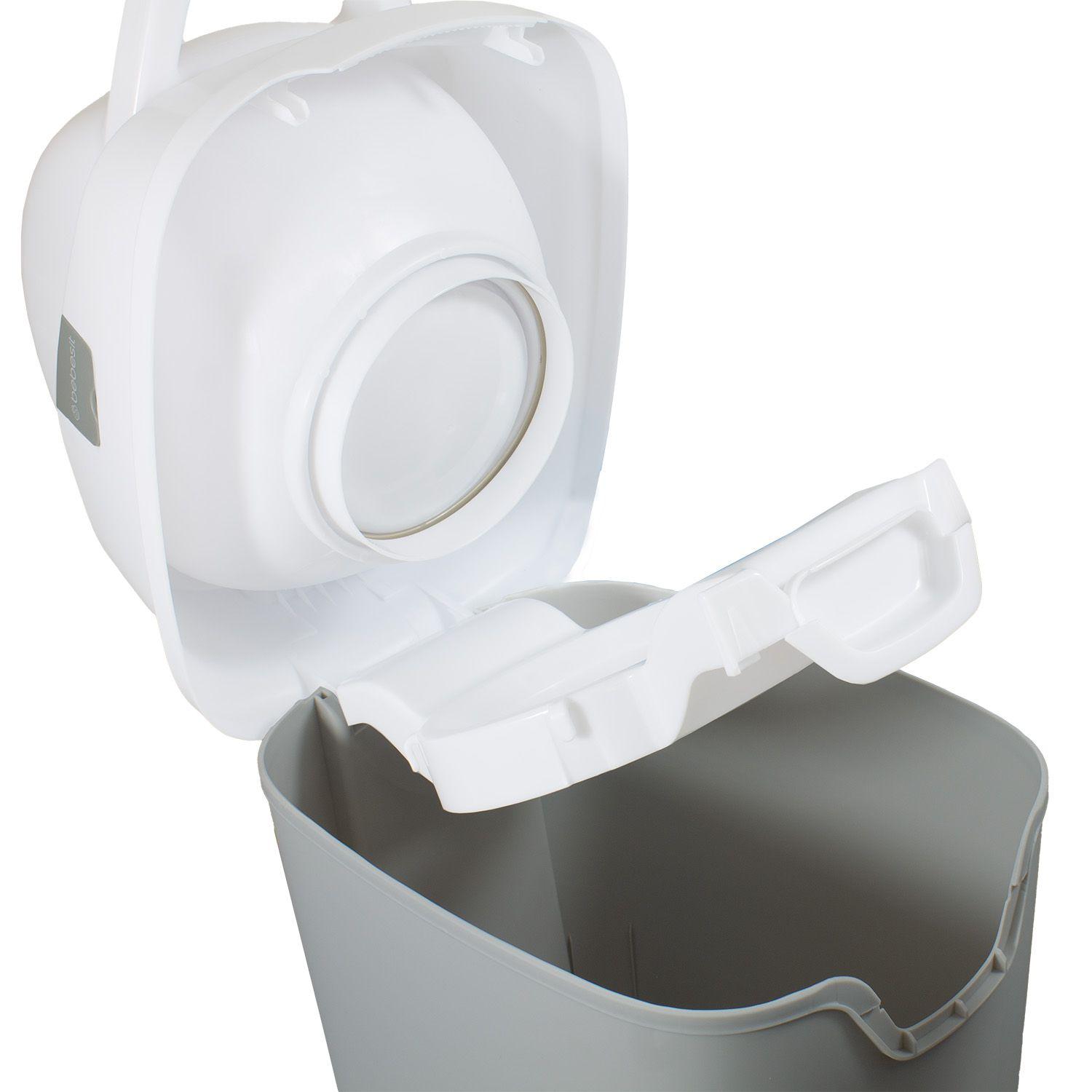 Contenedor de Pañales Plateado Bebesit-4