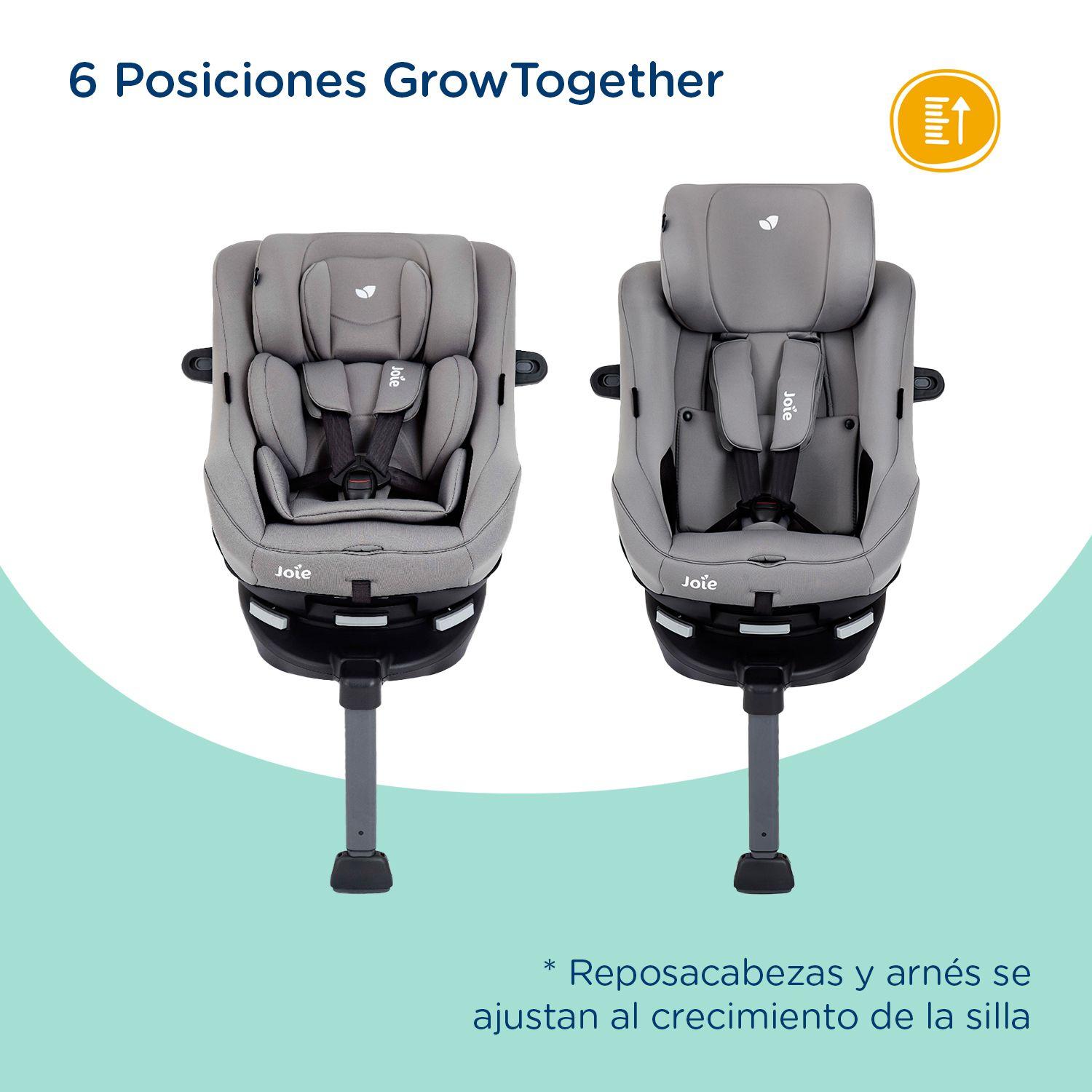 Silla de Auto Giratoria Spin 360 Flannel Joie-4