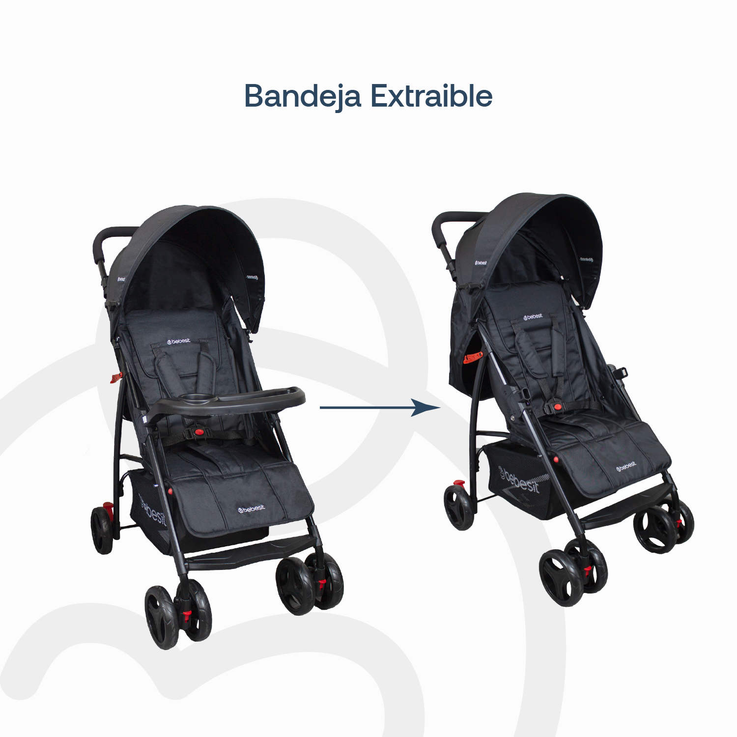 Coche Travel System Summer Negro-8