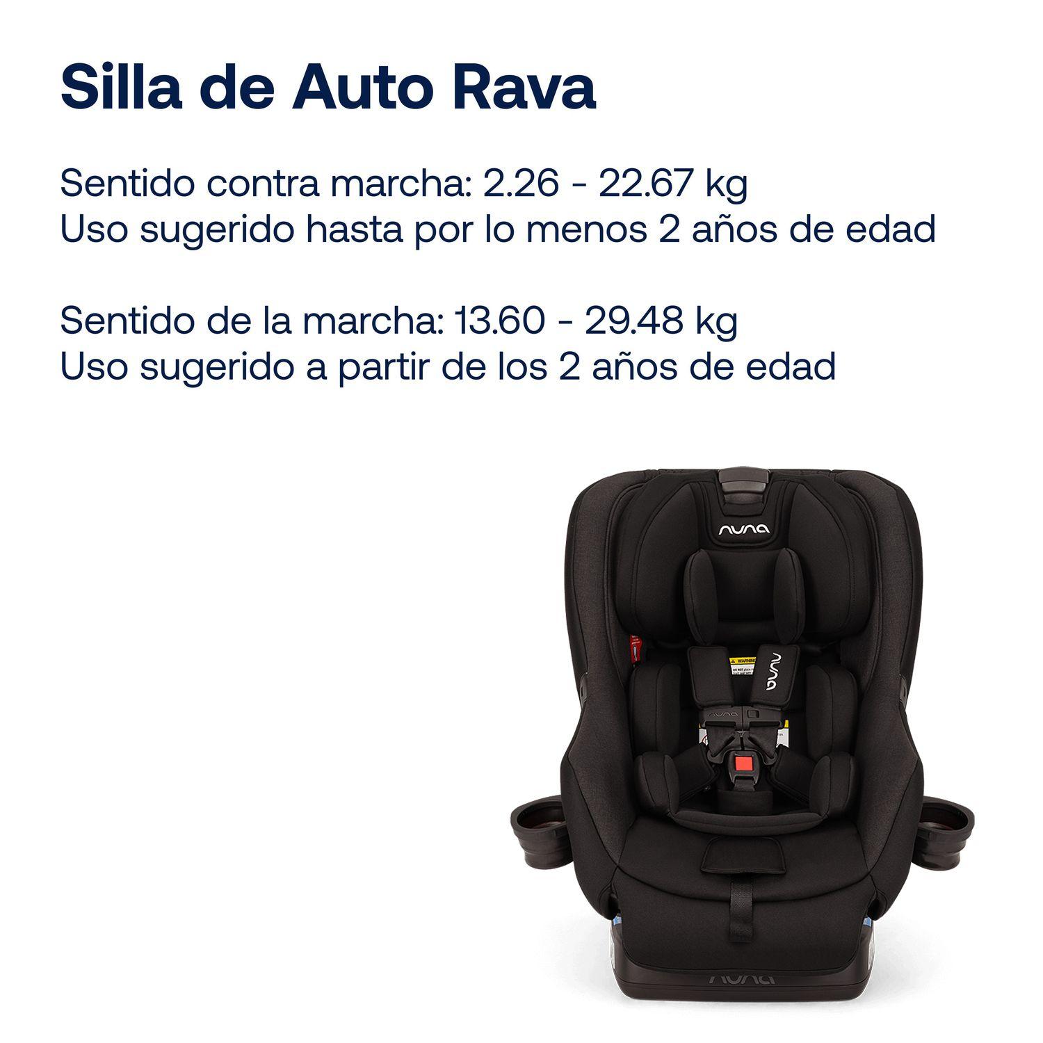 Silla de auto Nuna convertible RAVA Caviar-1