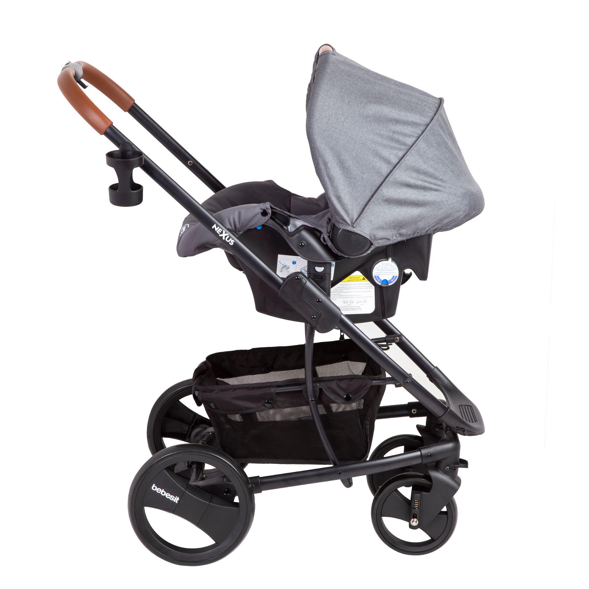 Coche Travel System Nexus Gris Bebesit-2