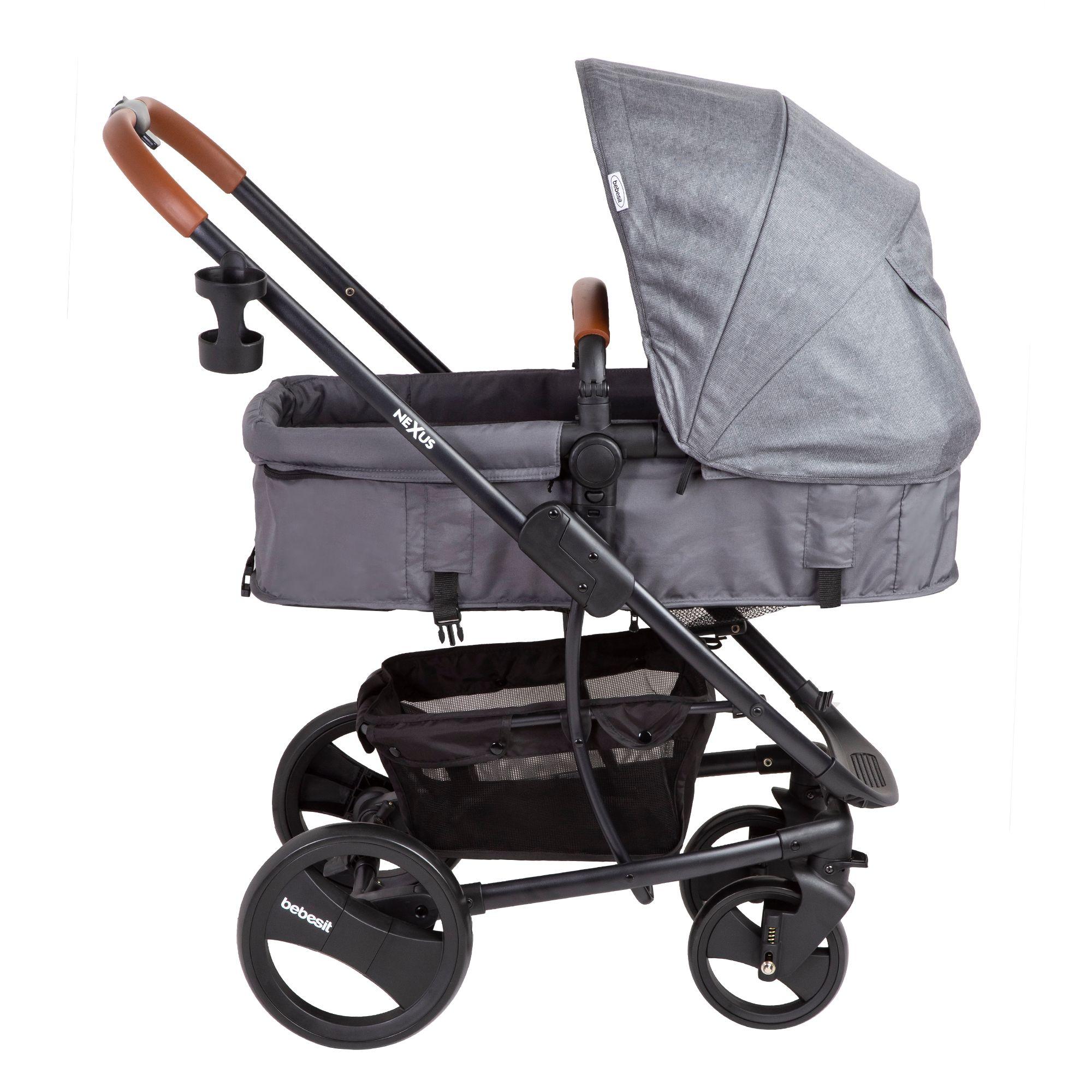 Coche Travel System Nexus Gris Bebesit-7
