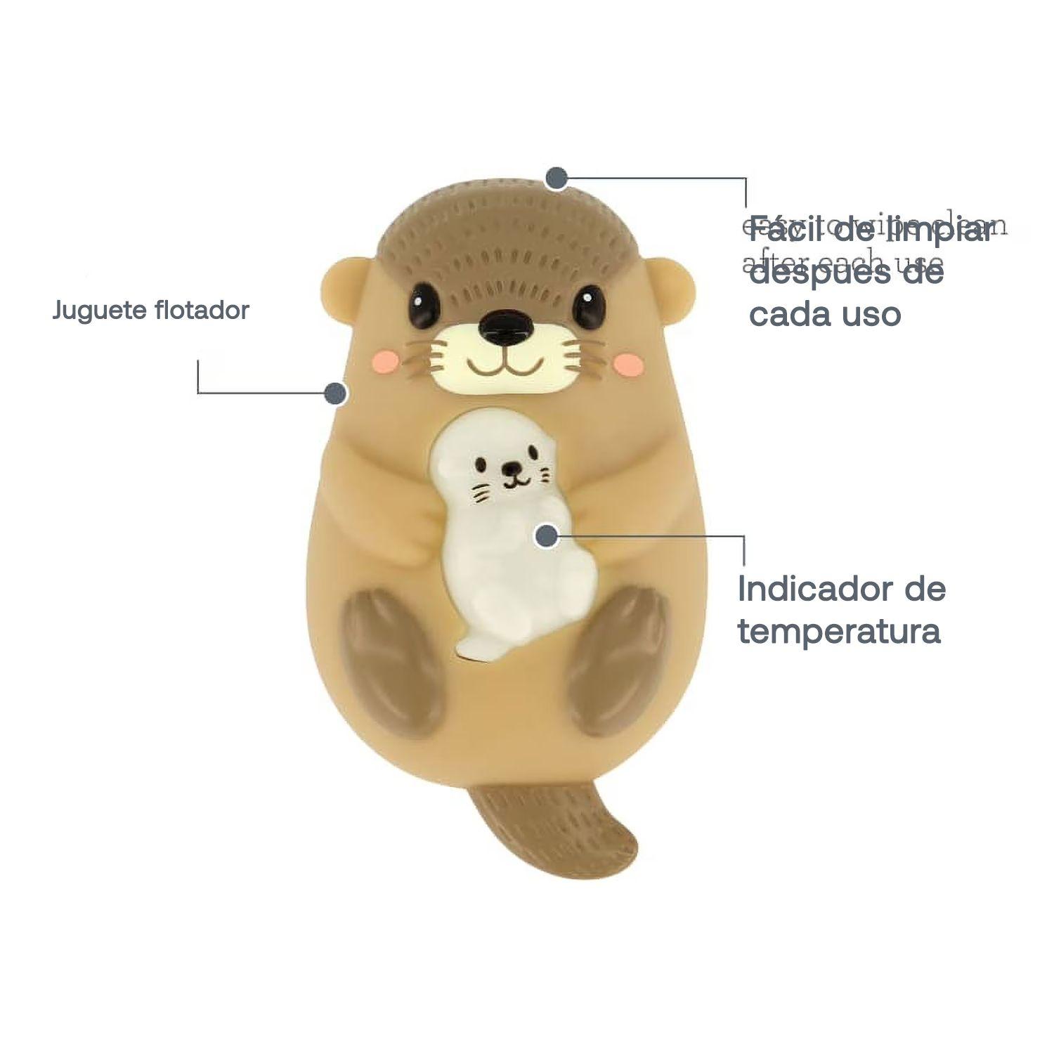 Termómetro de Baño Nutria Right Temp Light Up Otter-2