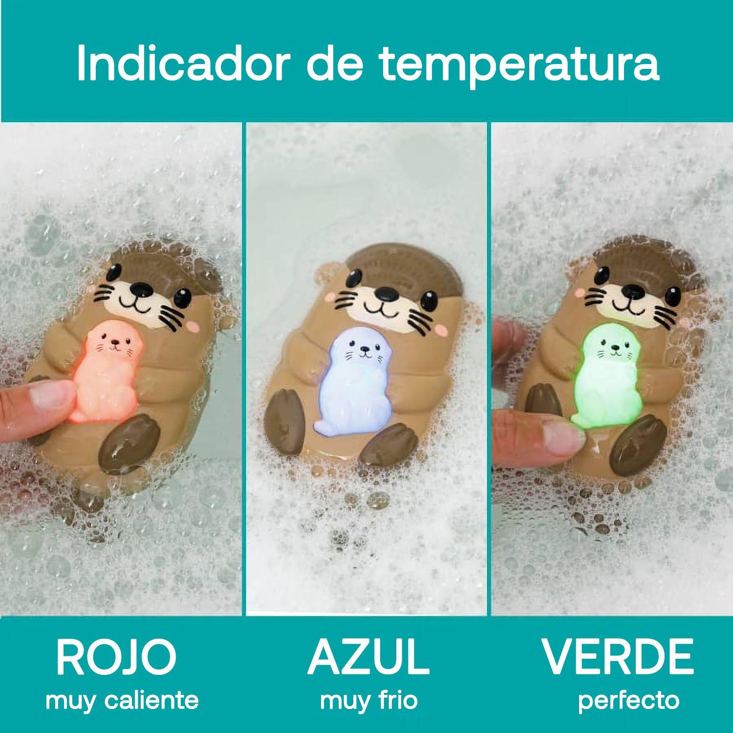 Termómetro de Baño Nutria Right Temp Light Up Otter-3