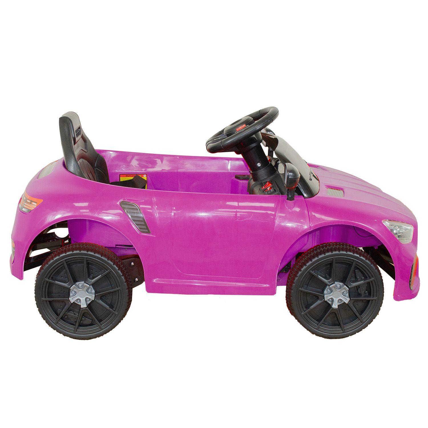 Auto Eléctrico Meche Premium Niños Niñas Infantil Rosado-6
