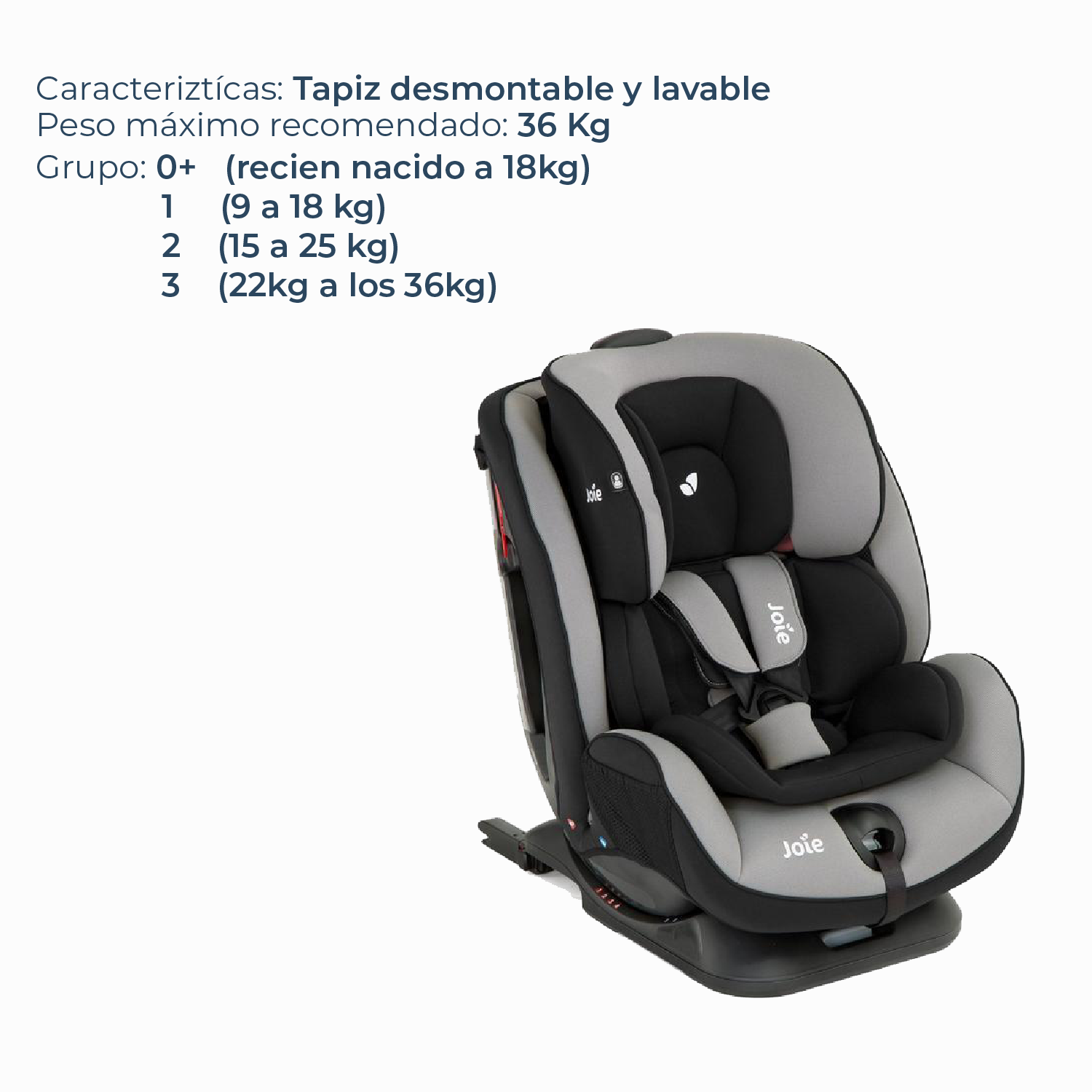 Silla de Auto Stages FX Slate Joie-2