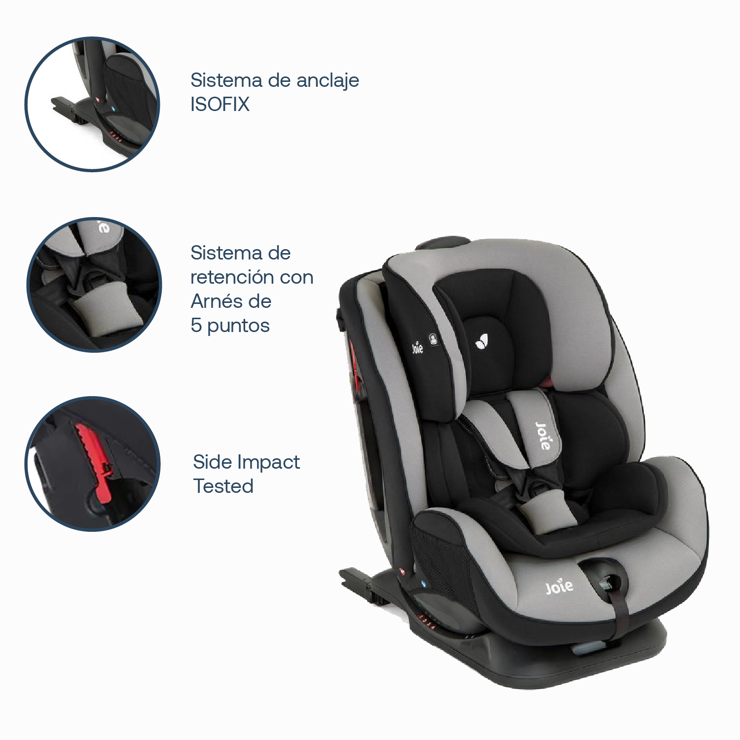Silla de Auto Stages FX Slate Joie-3