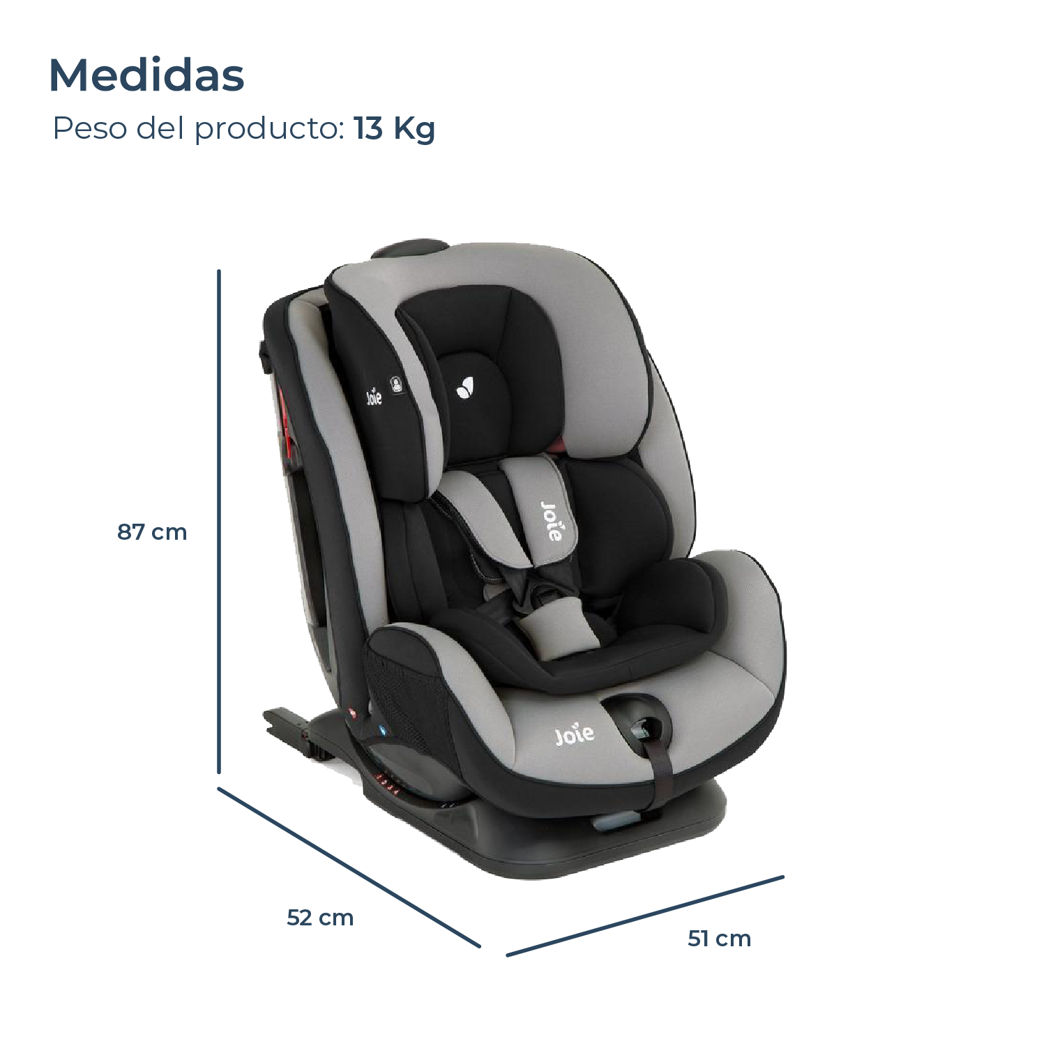 Silla de Auto Stages FX Slate Joie-5