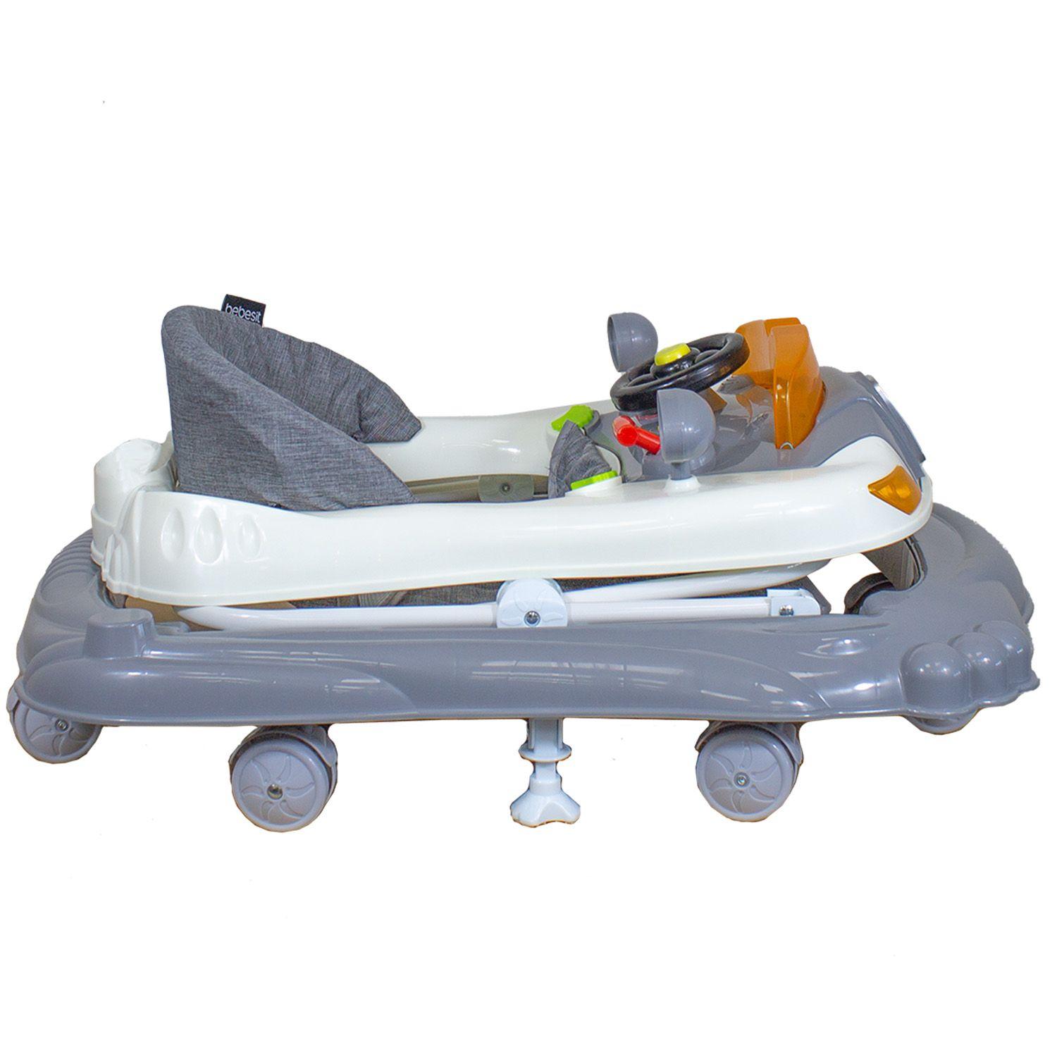 Andador 3 en 1 Discover & Play Gris-3