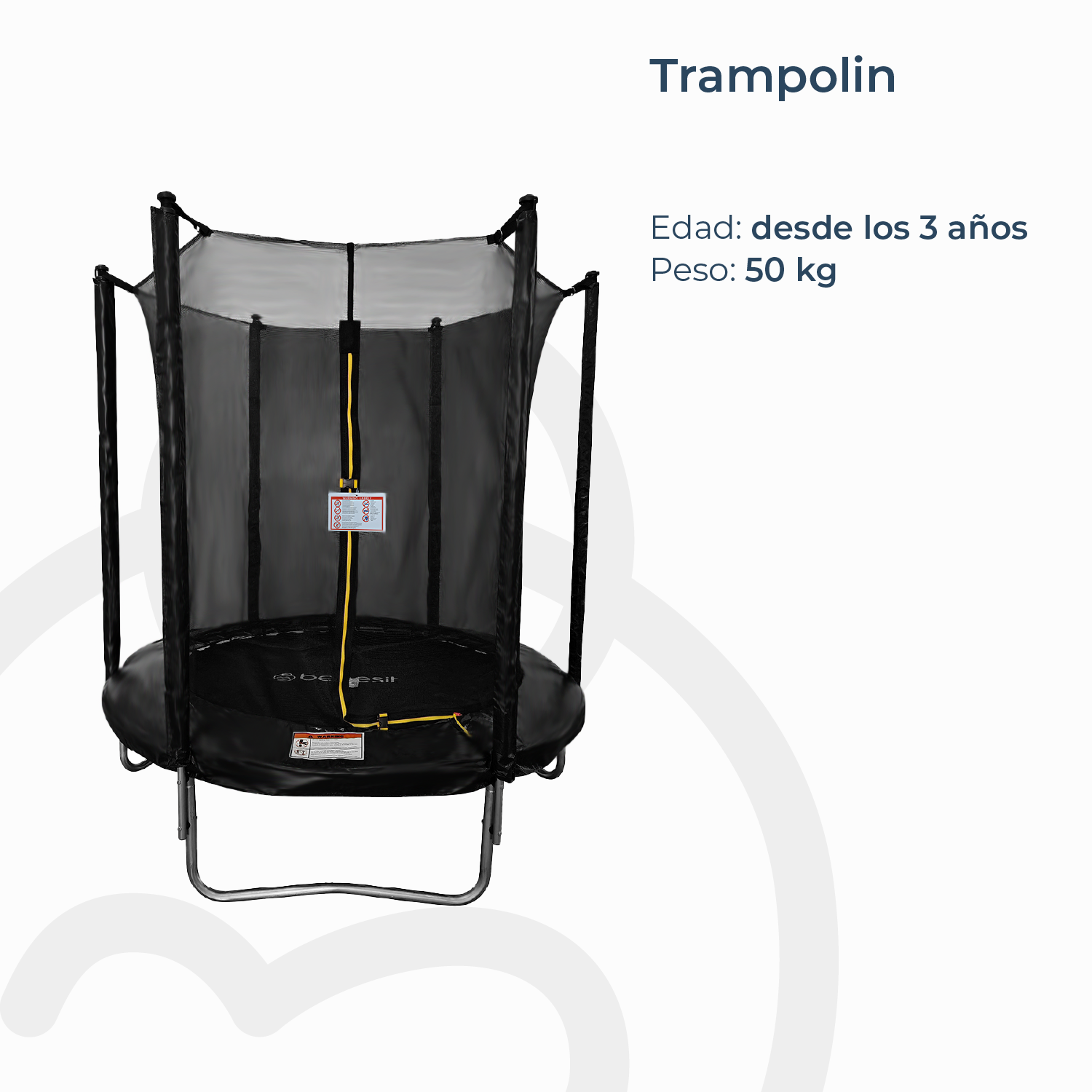 Cama Elástica Trampolín 1,8 mt + Malla Seguridad-3