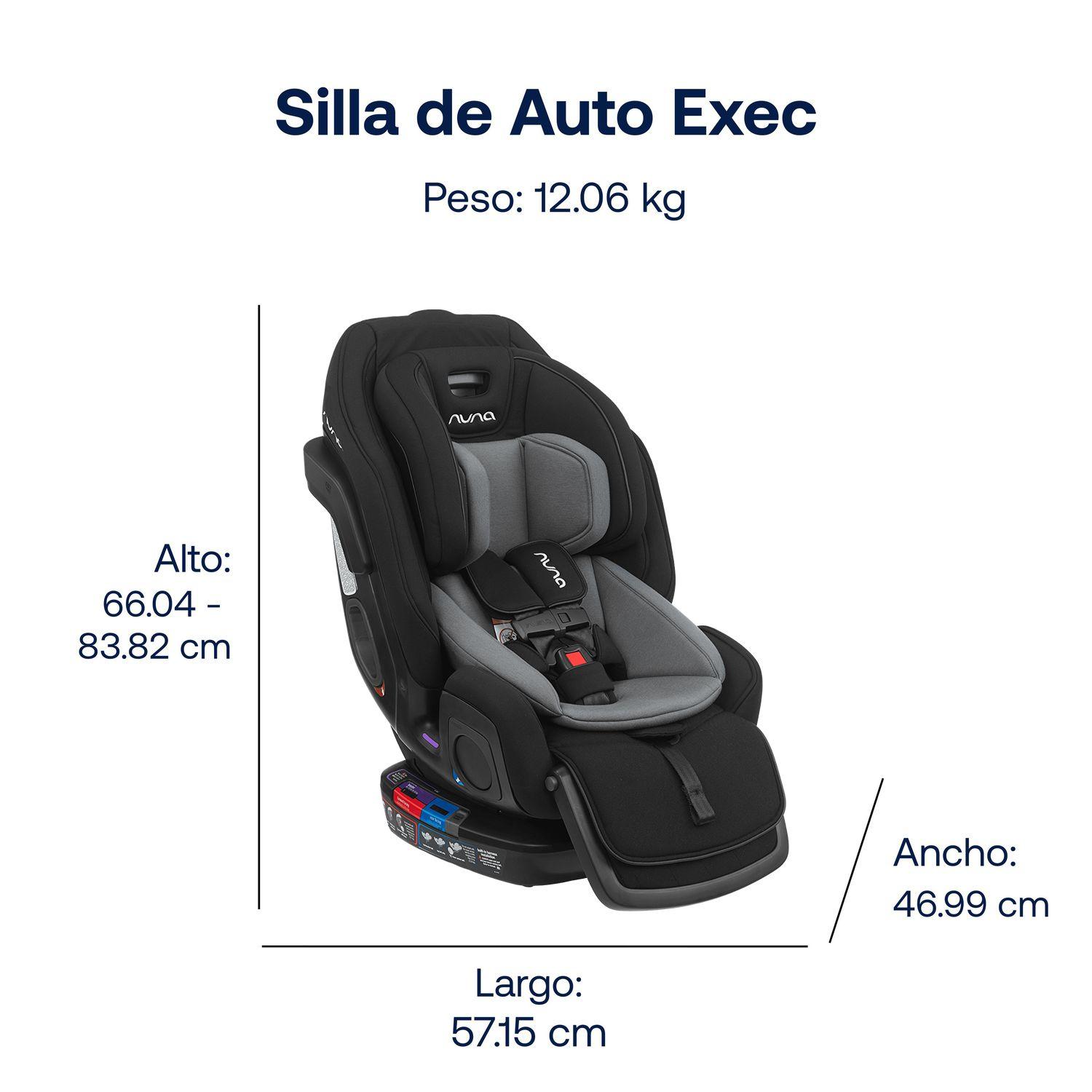Silla Auto Convertible Nuna Exec Caviar-7