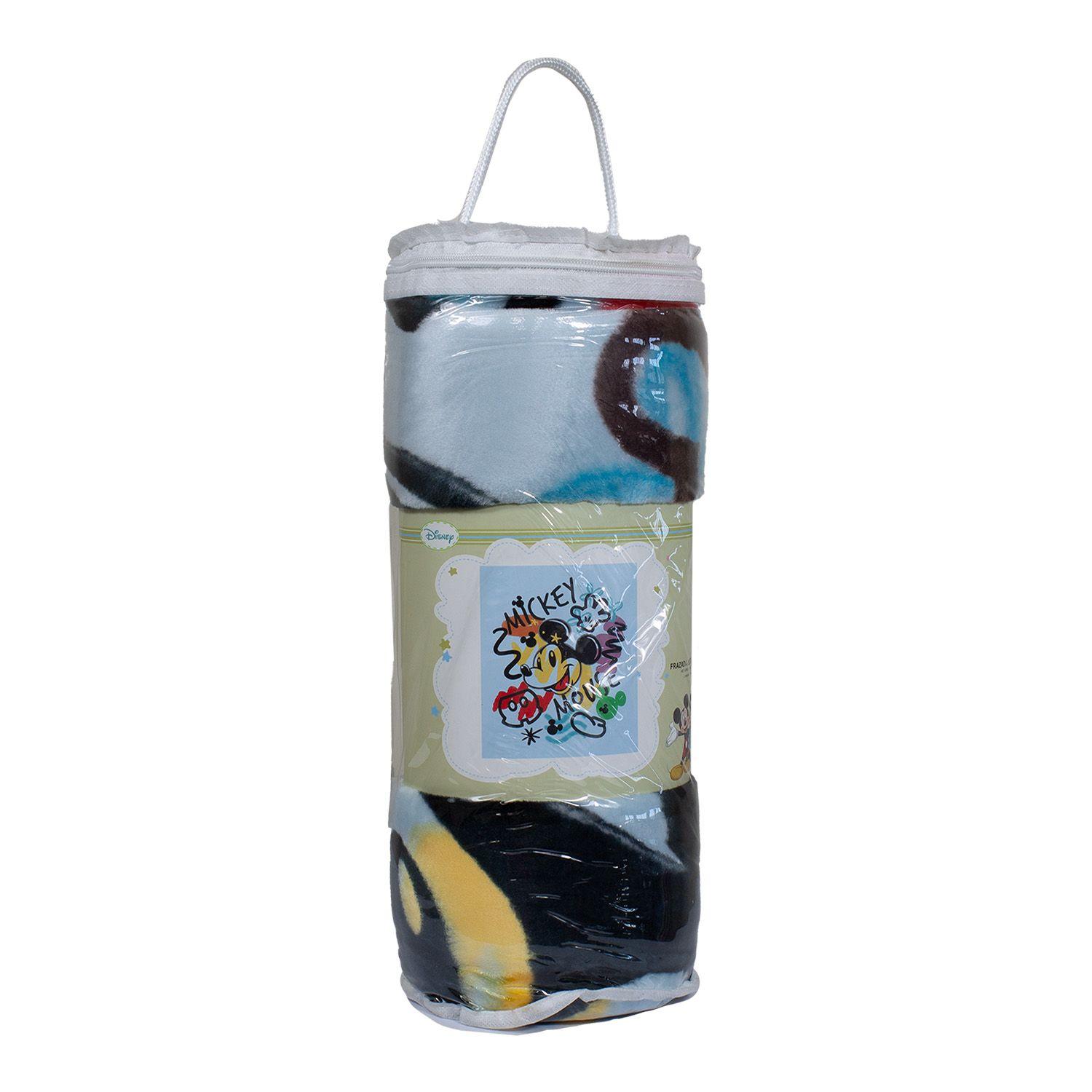 Frazada Ultra Soft Mickey Mouse 110x140cm Celeste Disney-2
