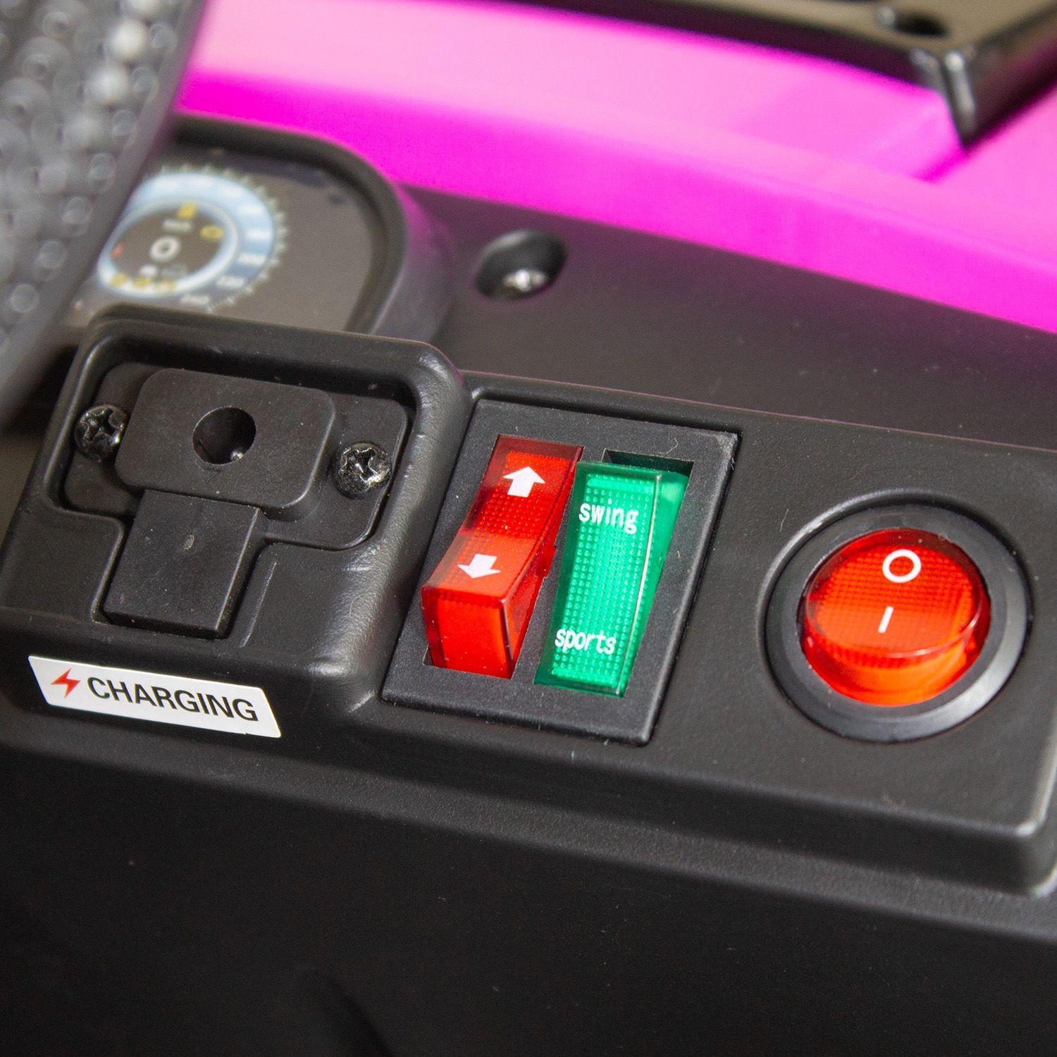 Auto Eléctrico Buggy Adventurer Niñas Infantil Rosado-3