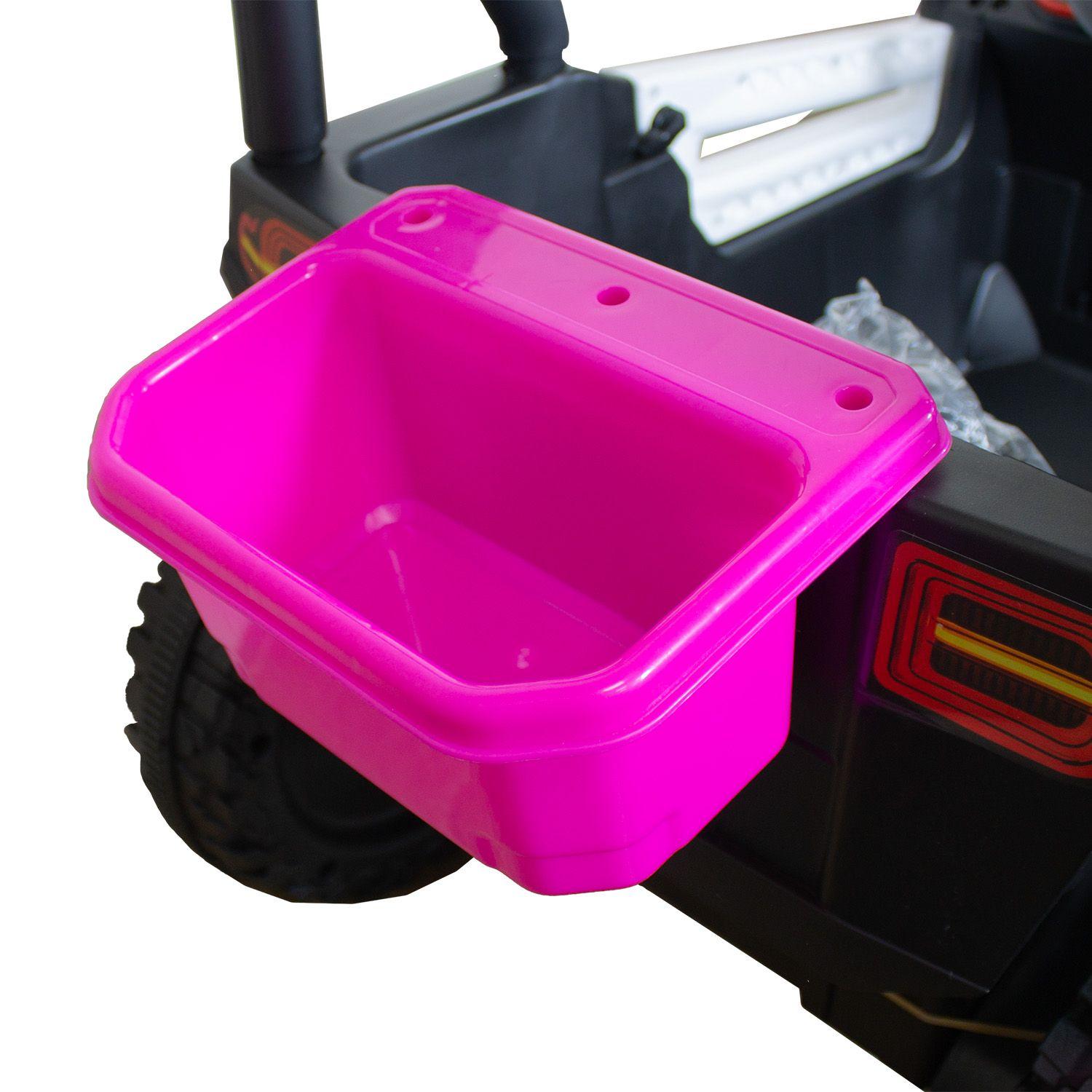 Auto Eléctrico Buggy Adventurer Niñas Infantil Rosado-6