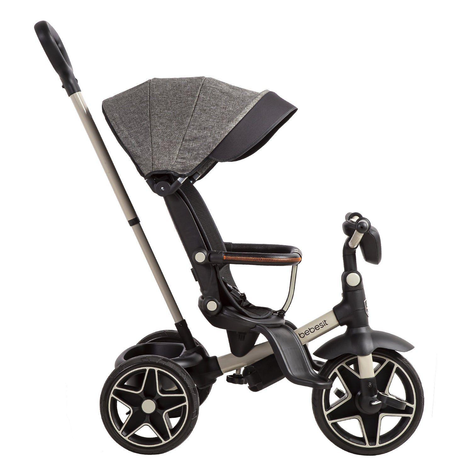 Triciclo Infantil Explorer Gris Bebesit-5