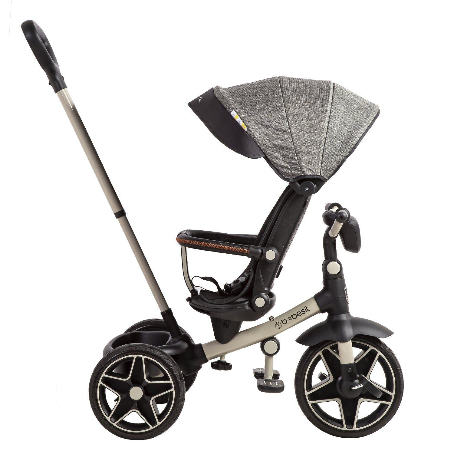 Triciclo Infantil Explorer Gris Bebesit-4