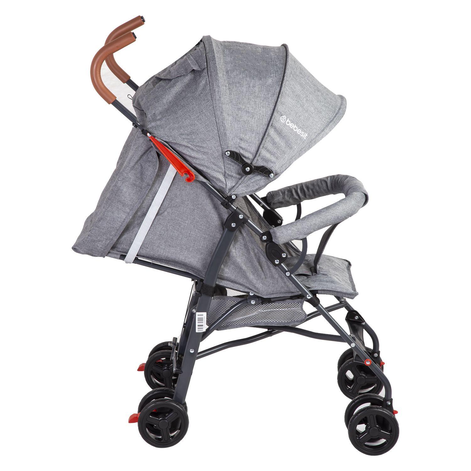 Coche Paragua 5126 Gris Bebesit-1